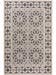 Alfombra de exterior & interior River Beige/Azul