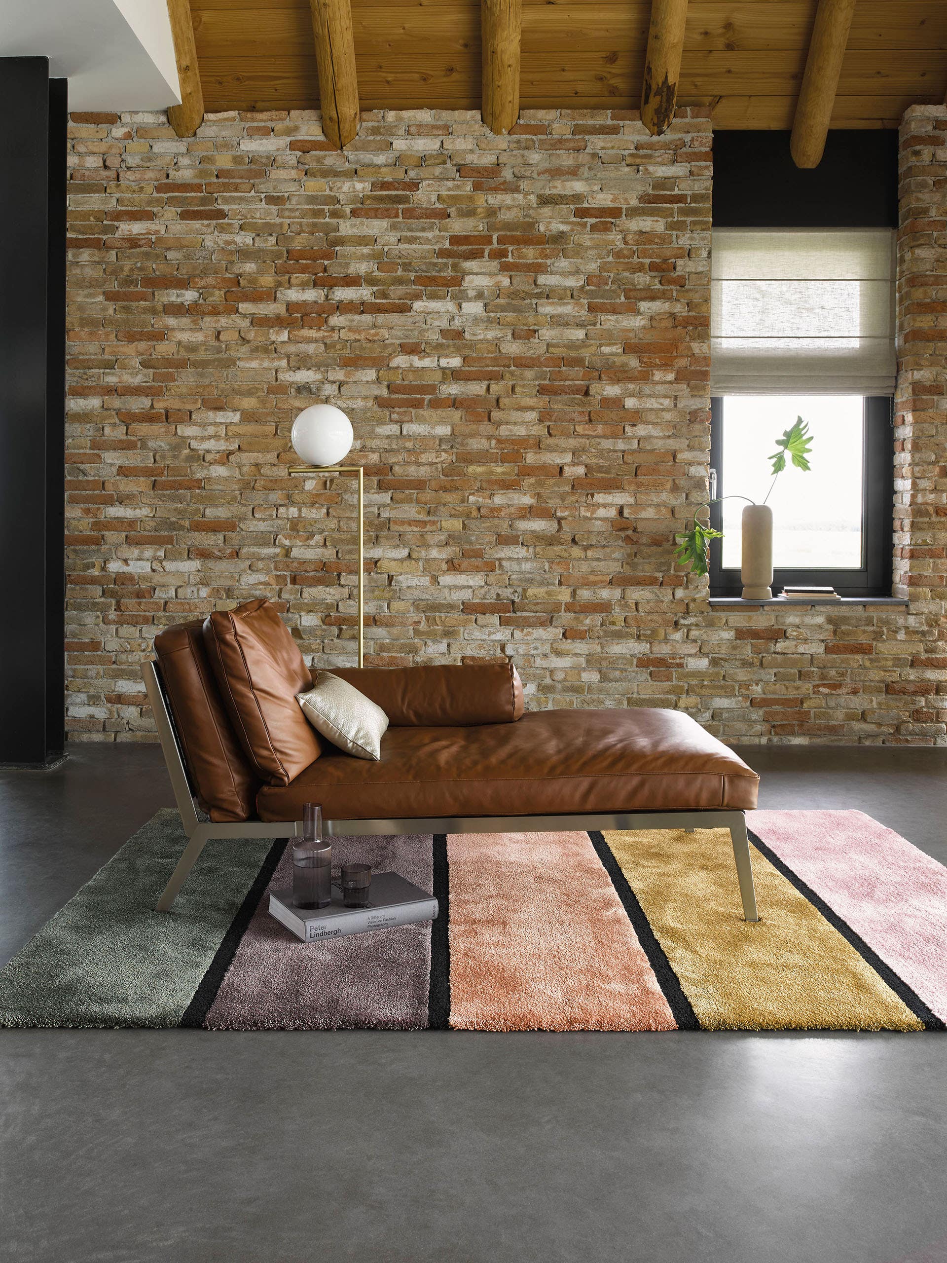 Dywan z 70% Lyocell, 30% Wełna w kolorze wielobarwny z włosiem 11 - 20 mm wysokim od Brink & Campman