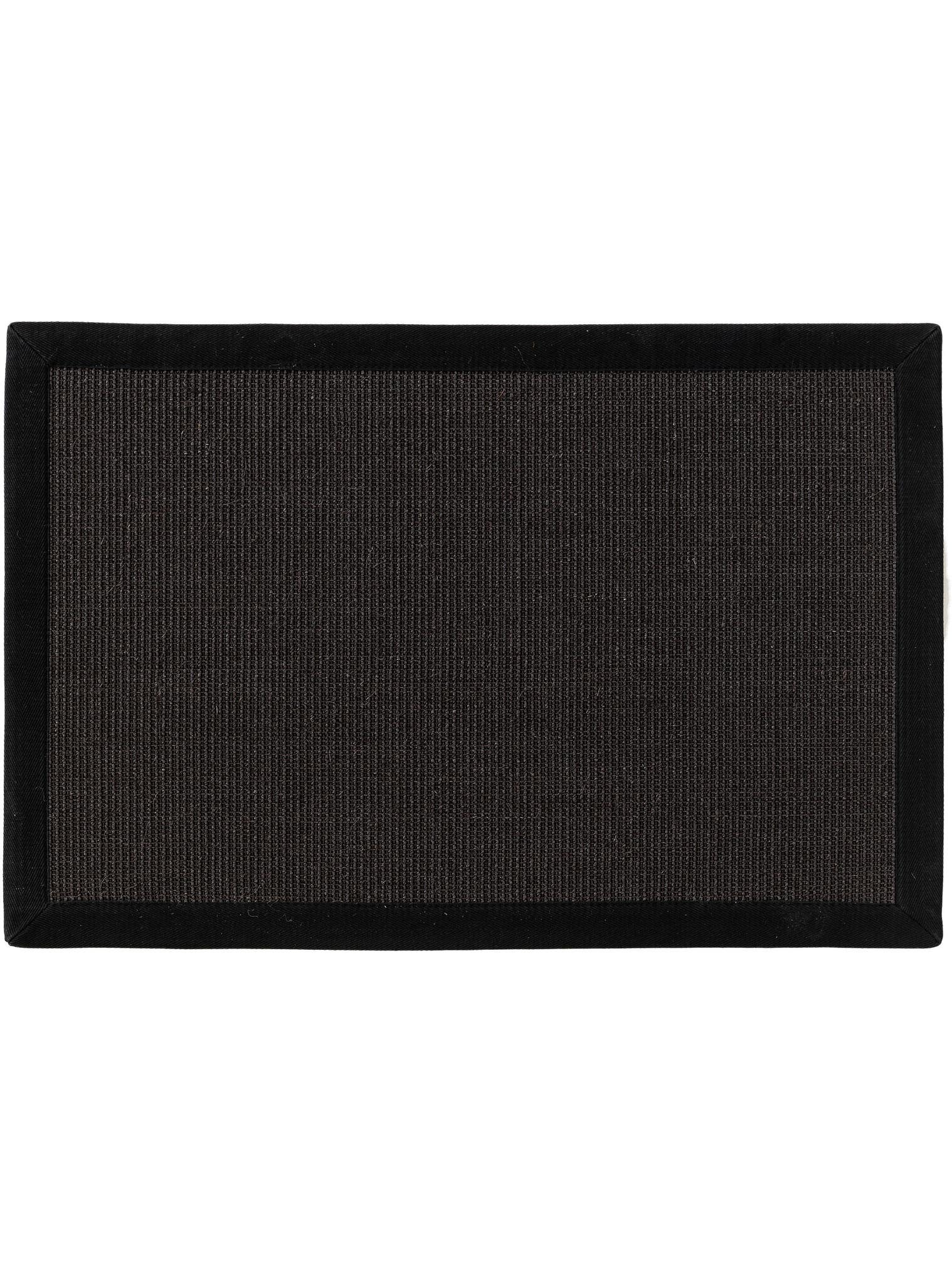 Tappeto di 100% Sisal in Nero con pelo alto 1- 5 mm da benuta Nest