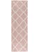 Wollteppich Läufer Windsor Rosa