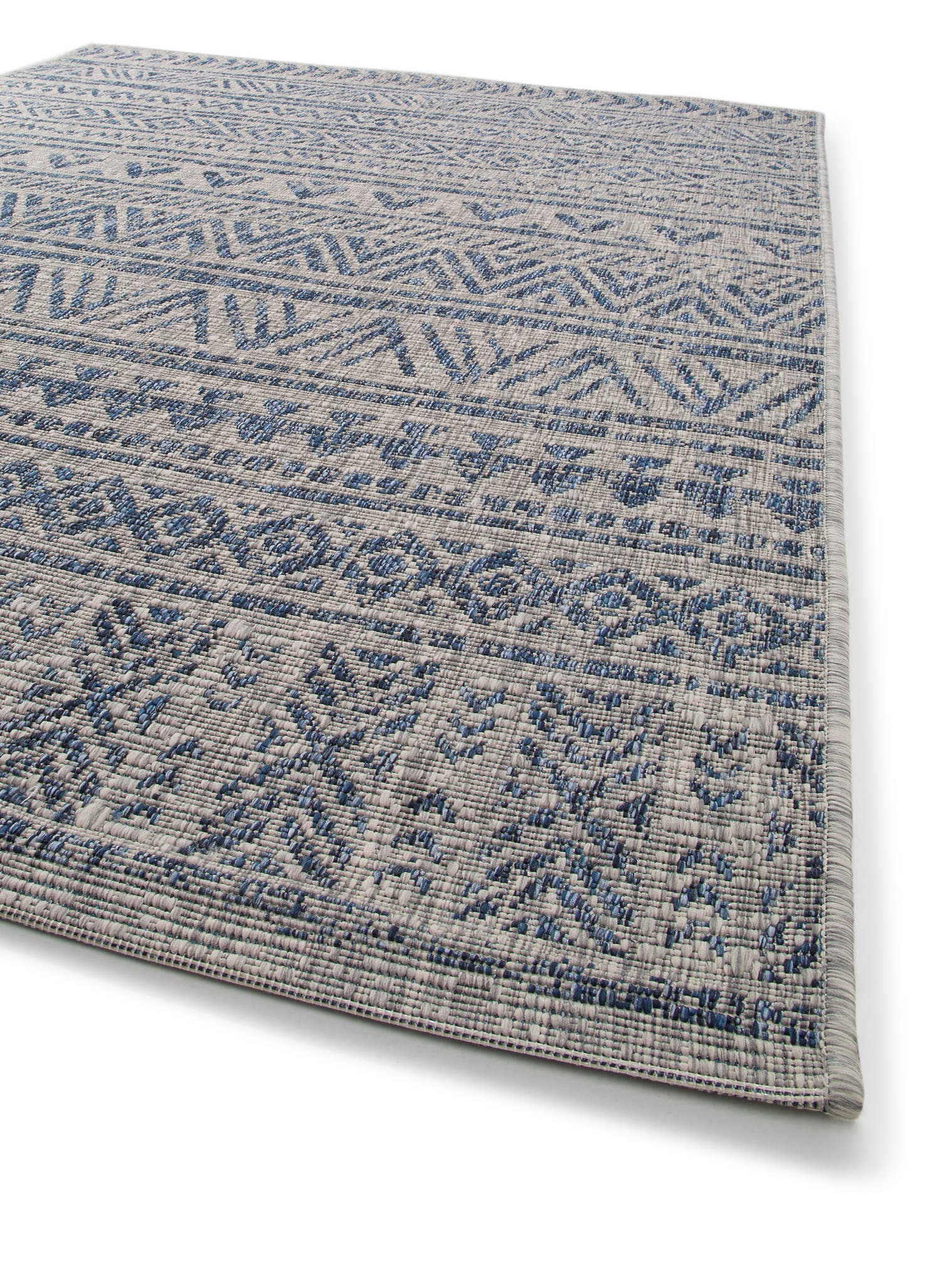 Alfombra de 100% Polipropileno en Azul con un pelo de {{Placeholder_Pile Height}} de altura de benuta Nest