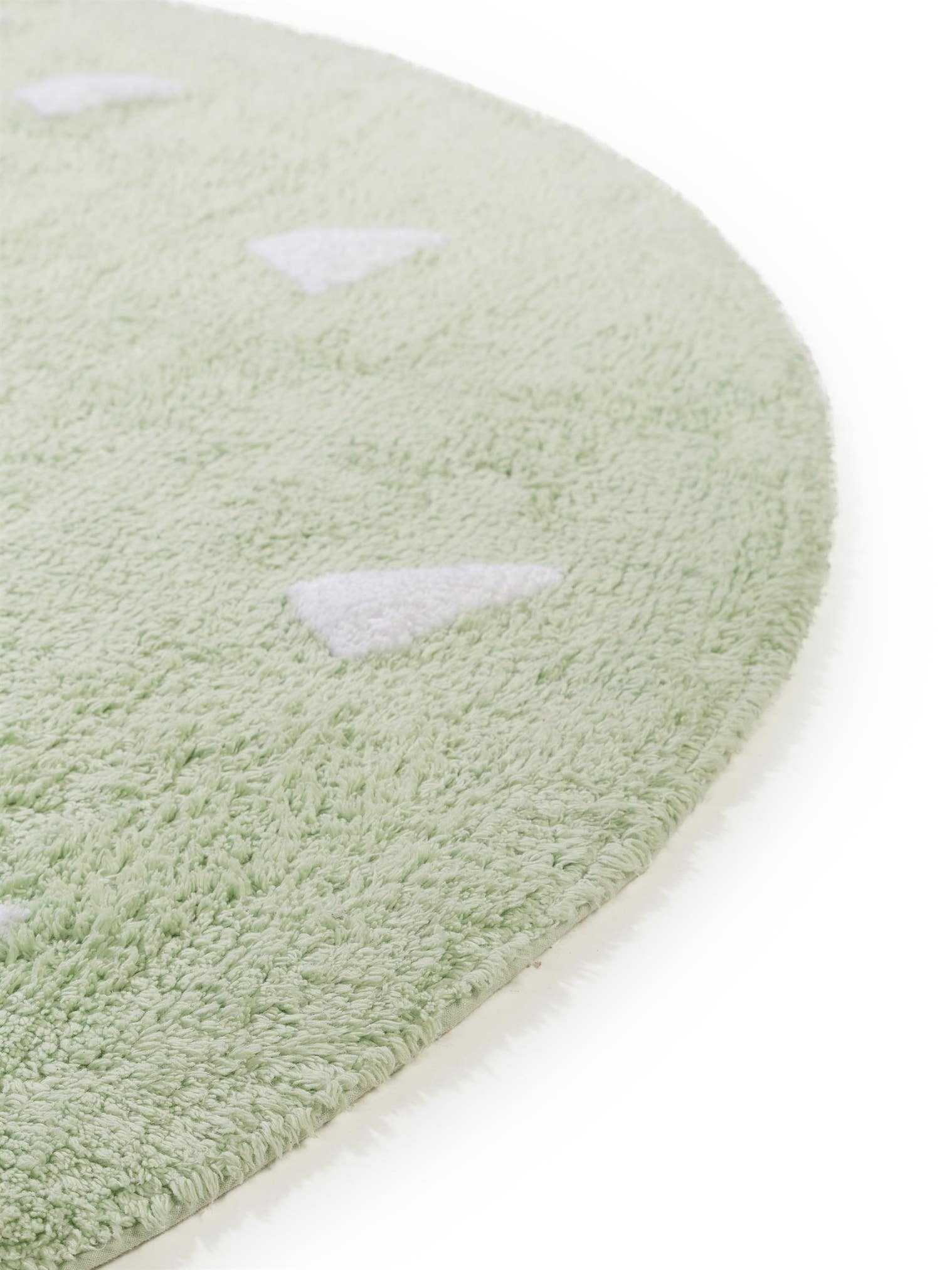 Alfombra de 100% Algodón en Verde con un pelo de {{Placeholder_Pile Height}} de altura de Lytte