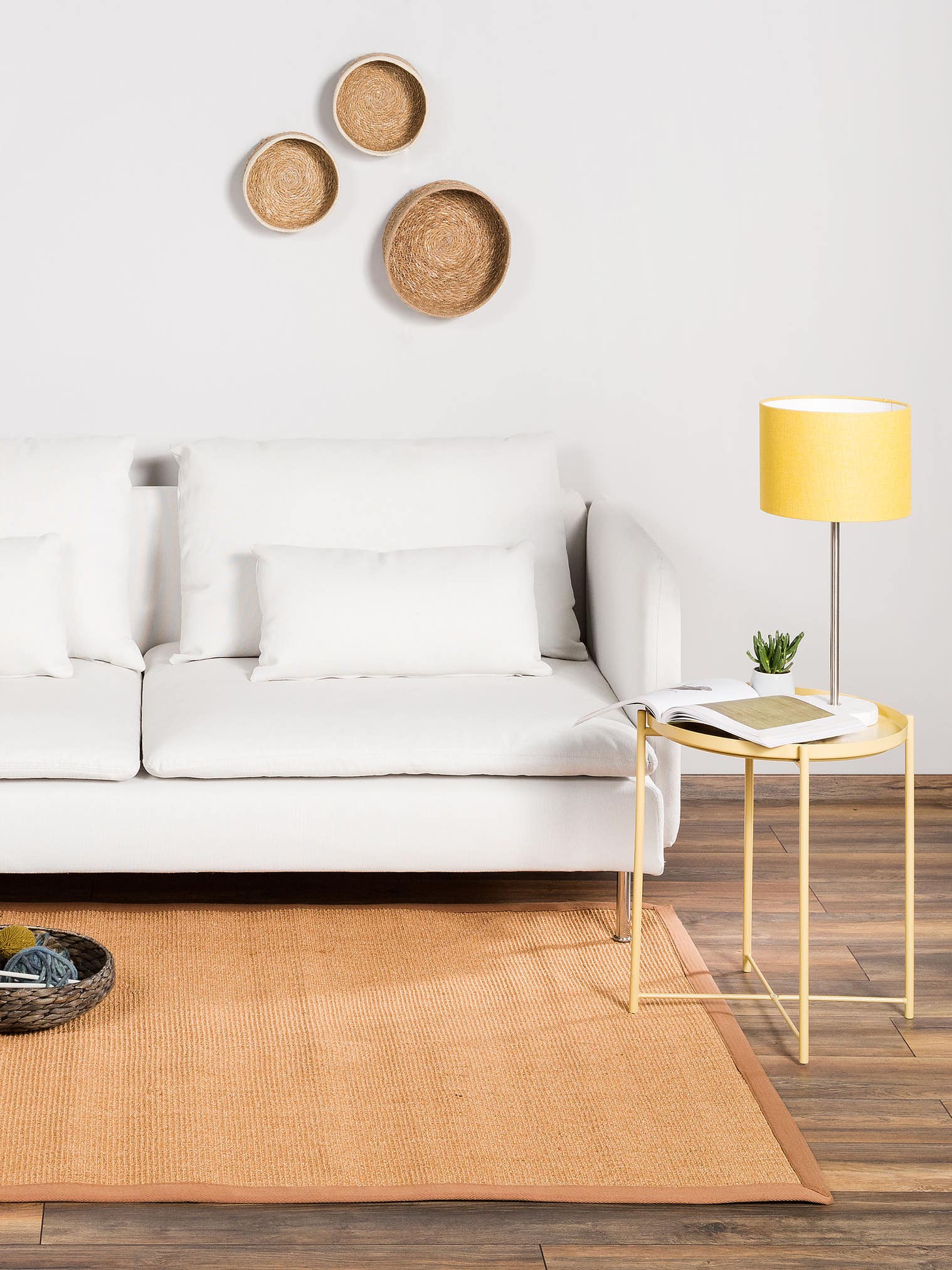 Teppich aus 100% Sisal in Braun mit 6 bis 10 mm hohem Flor von benuta