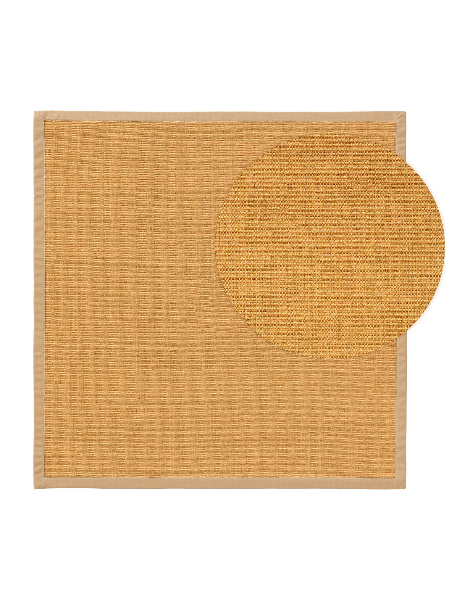 Teppich aus 100% Sisal in Beige mit bis 5 mm hohem Flor von benuta Nest