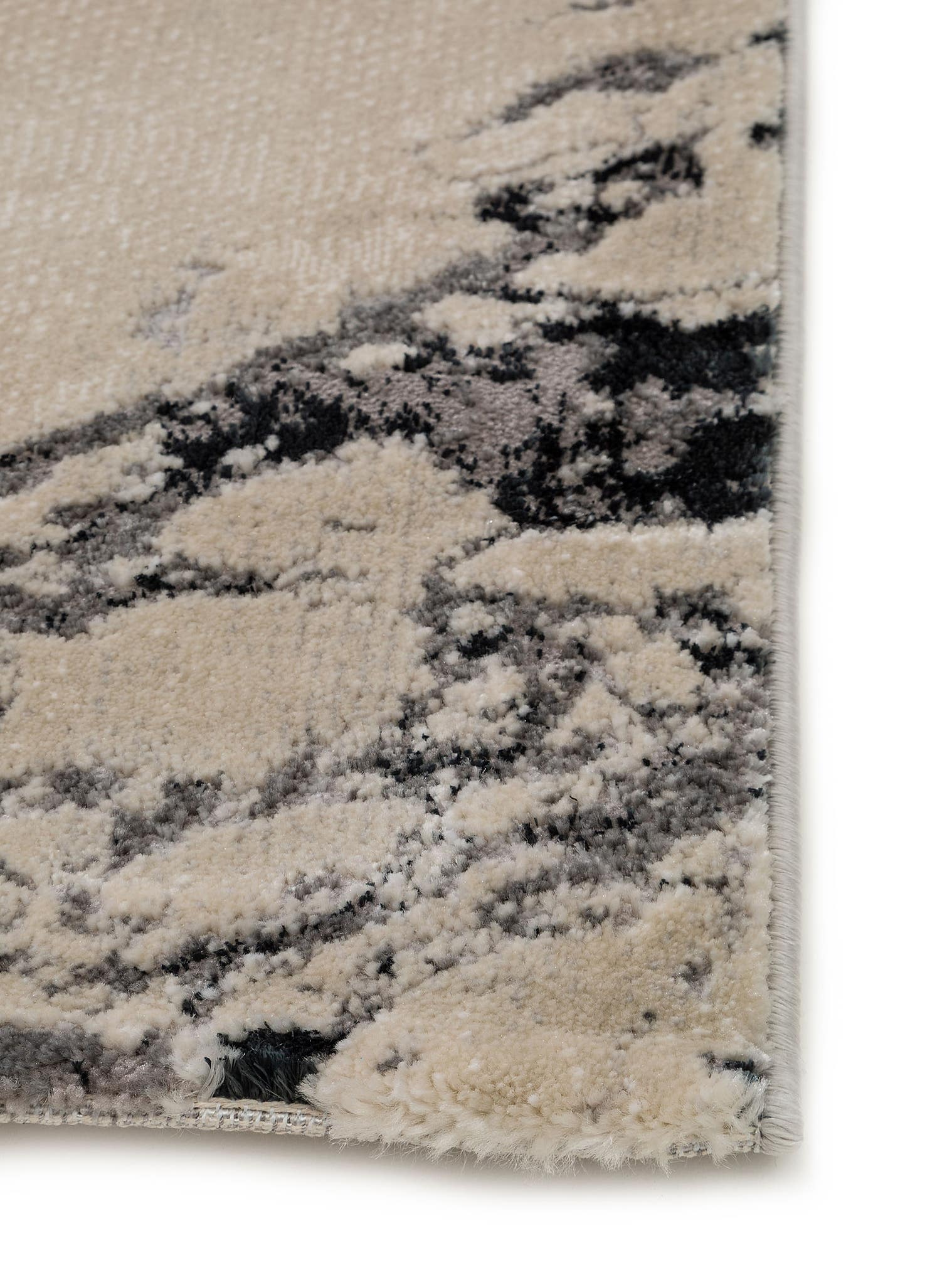 Teppich aus 60% Polypropylen, 40% Polyester in Beige mit 6 bis 10 mm hohem Flor von benuta Nest