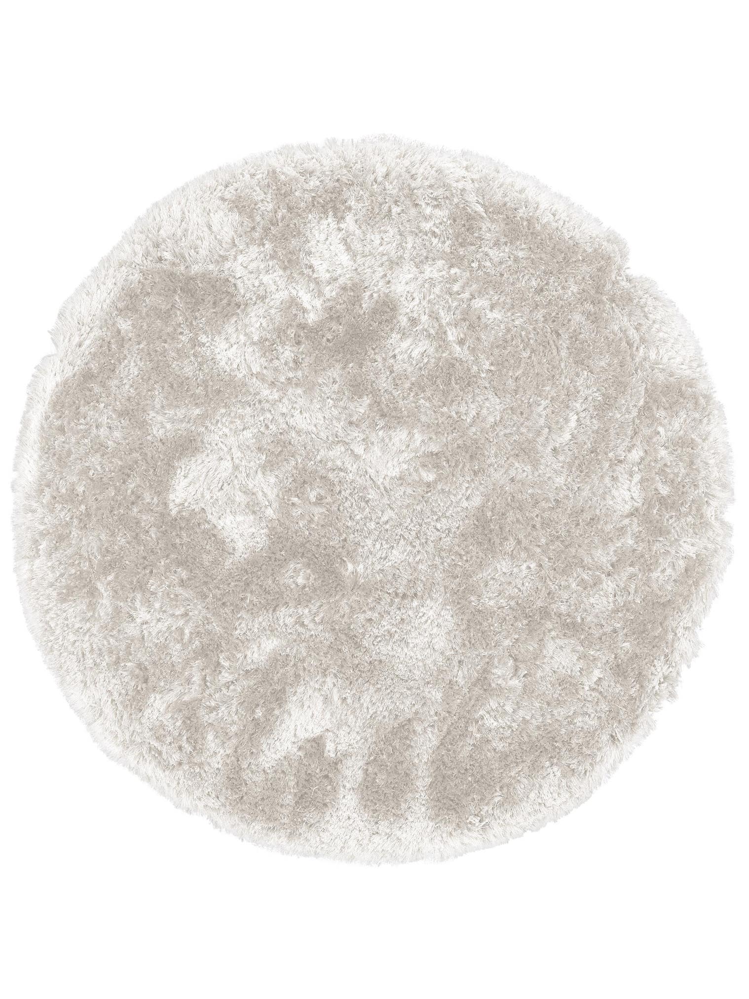 Tapis en 100% Polyester en Blanc avec une pile de 71 - 80 mm de hauteur de benuta Finest