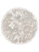 Tapis à poils longs rond Bright Blanc