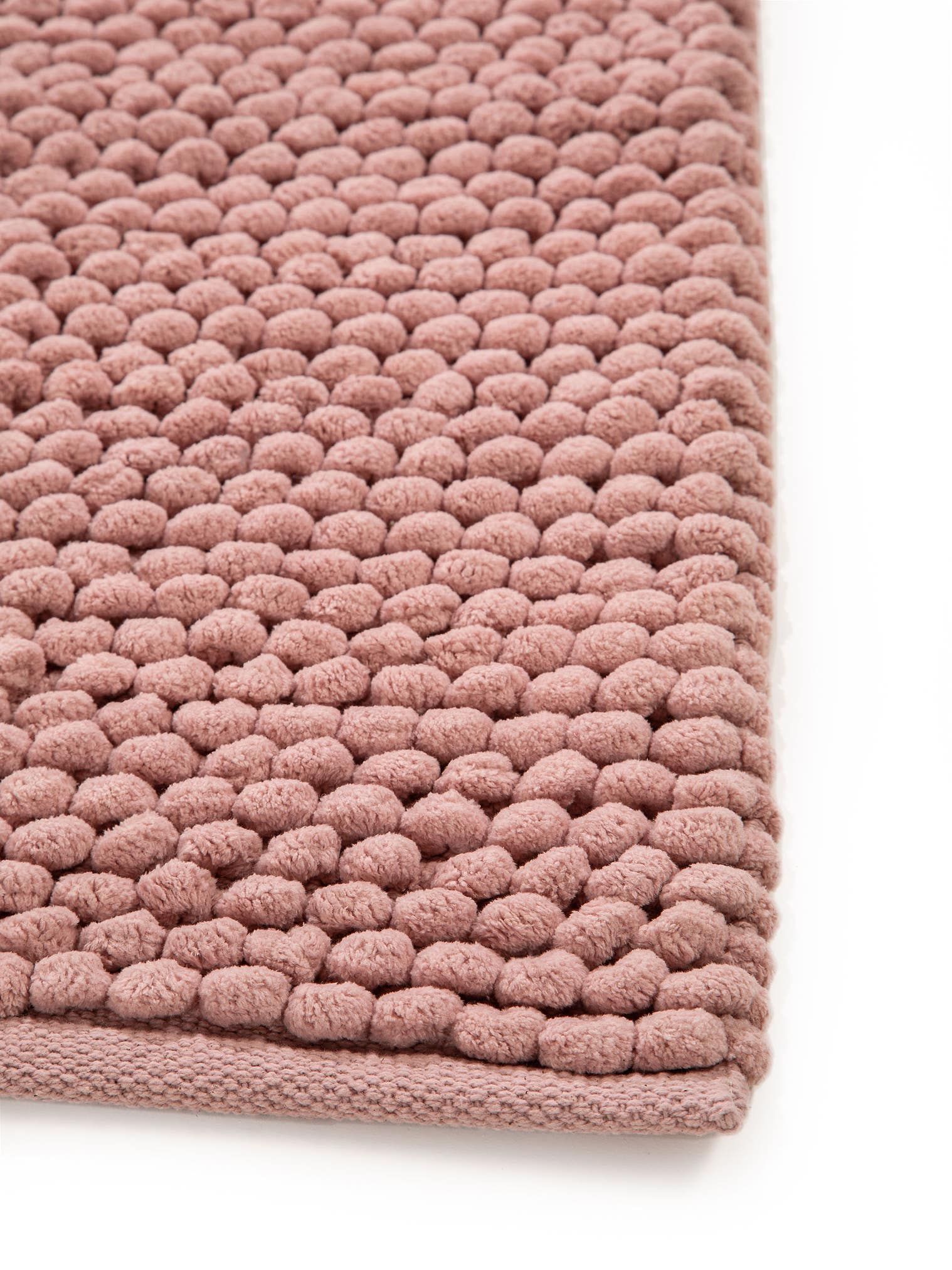 Teppich aus 70% Polyester, 30% Baumwolle in Rosa mit 11 bis 20 mm hohem Flor von benuta Nest