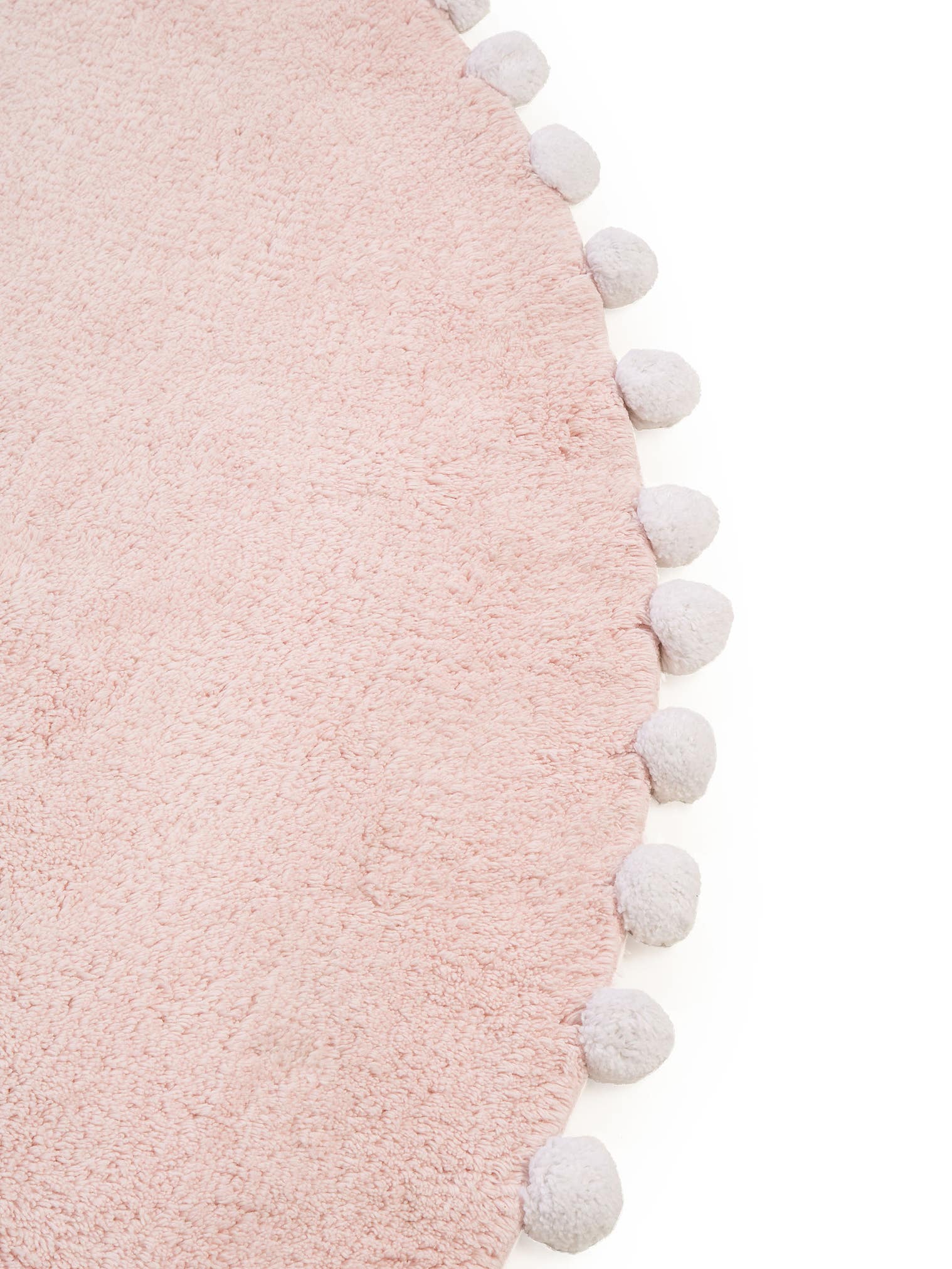 Rug made of 100% Cotton in Pink with a 6 - 10 mm high pile by Lytte