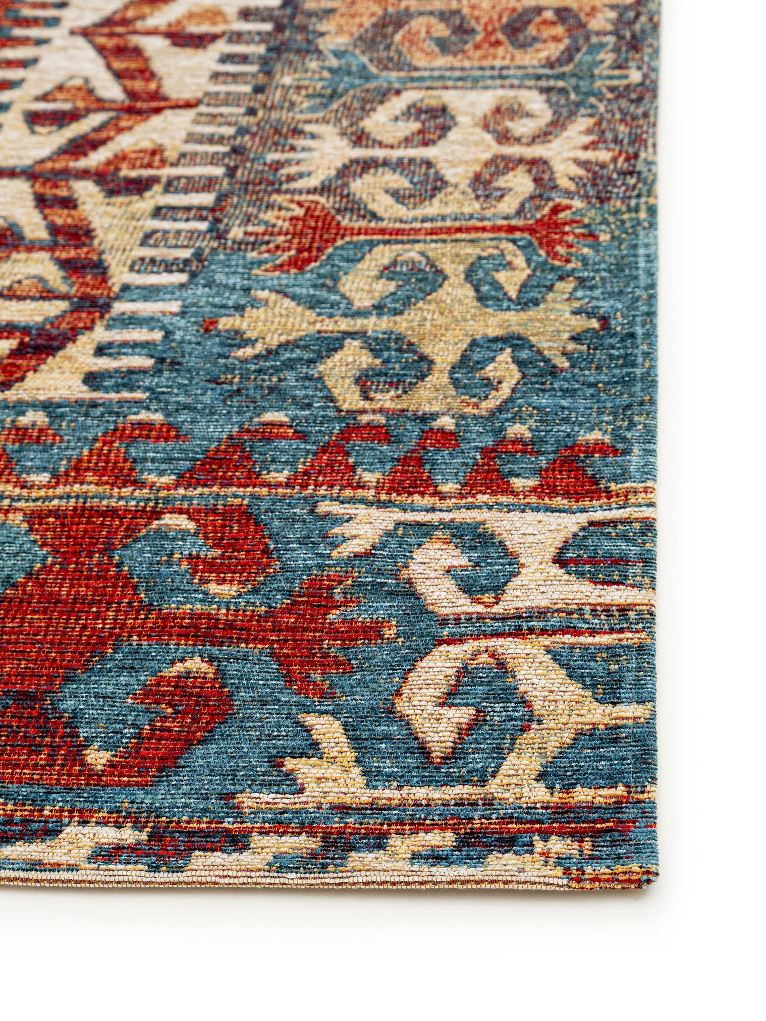 Alfombra de 85% Poliéster, 15% Algodón en Multicolor con un pelo de {{Placeholder_Pile Height}} de altura de benuta