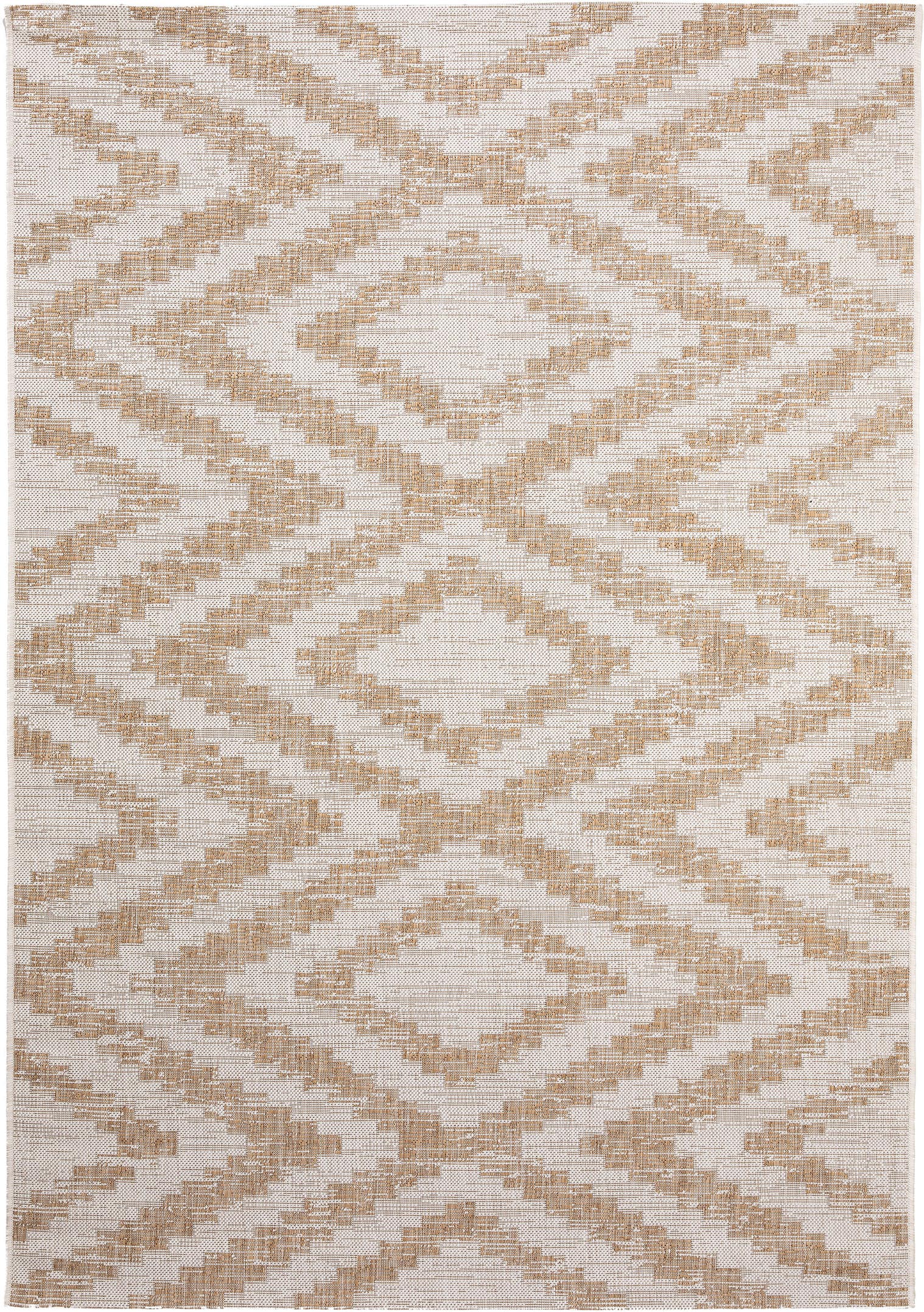 Rug made of 100% Polypropylene in Beige with a 1- 5 mm high pile by benuta Nest