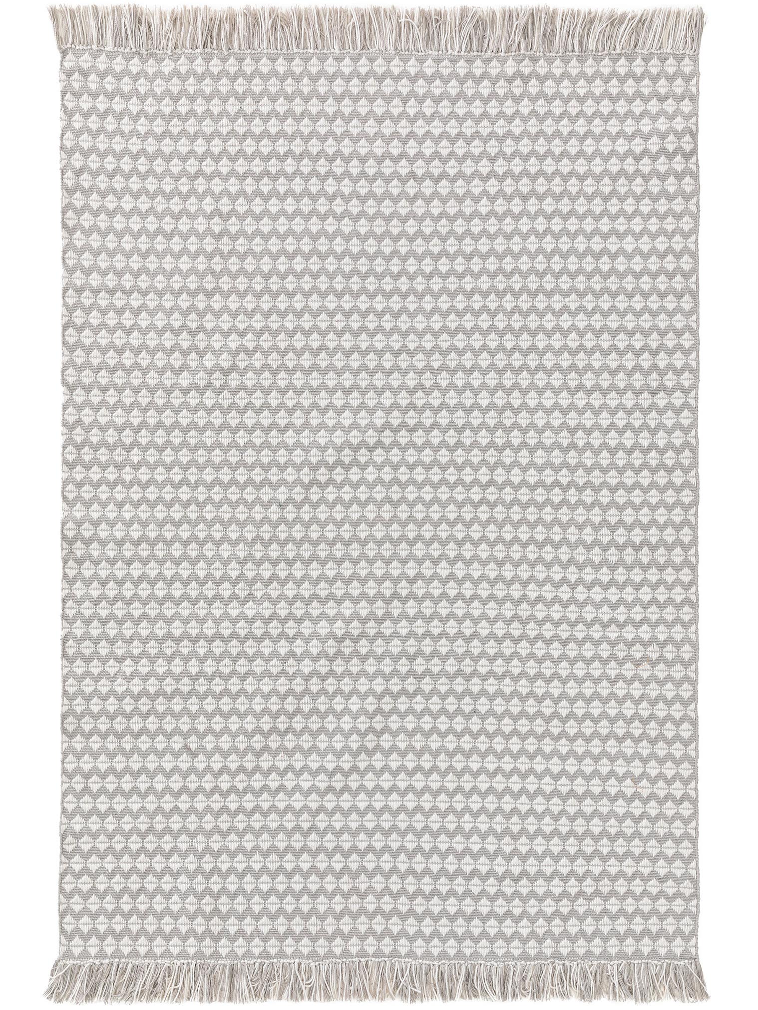 Matto 100 % polyesteriä (kierrätetty PET)a värissä Harmaa enintään 5 mm korkealla nukalla merkiltä benuta Pure