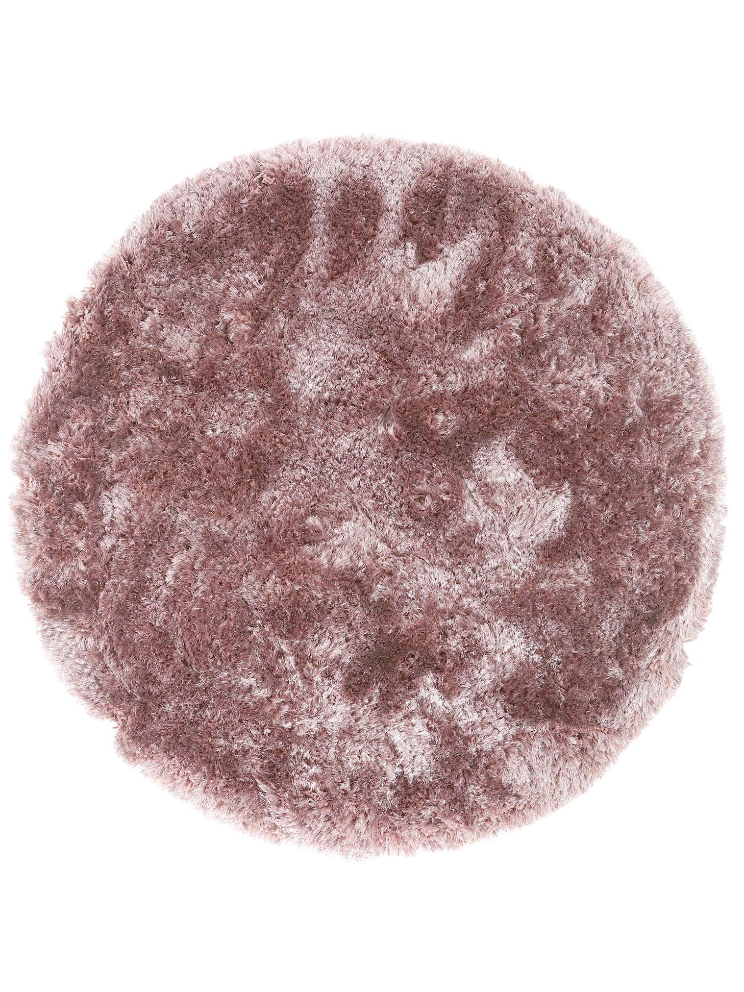 Tapijt van 100% Polyester in Roze met een 71 - 80 mm hoge pool van benuta Finest