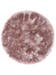 Hoogpolig Rond Vloerkleed Bright Purper