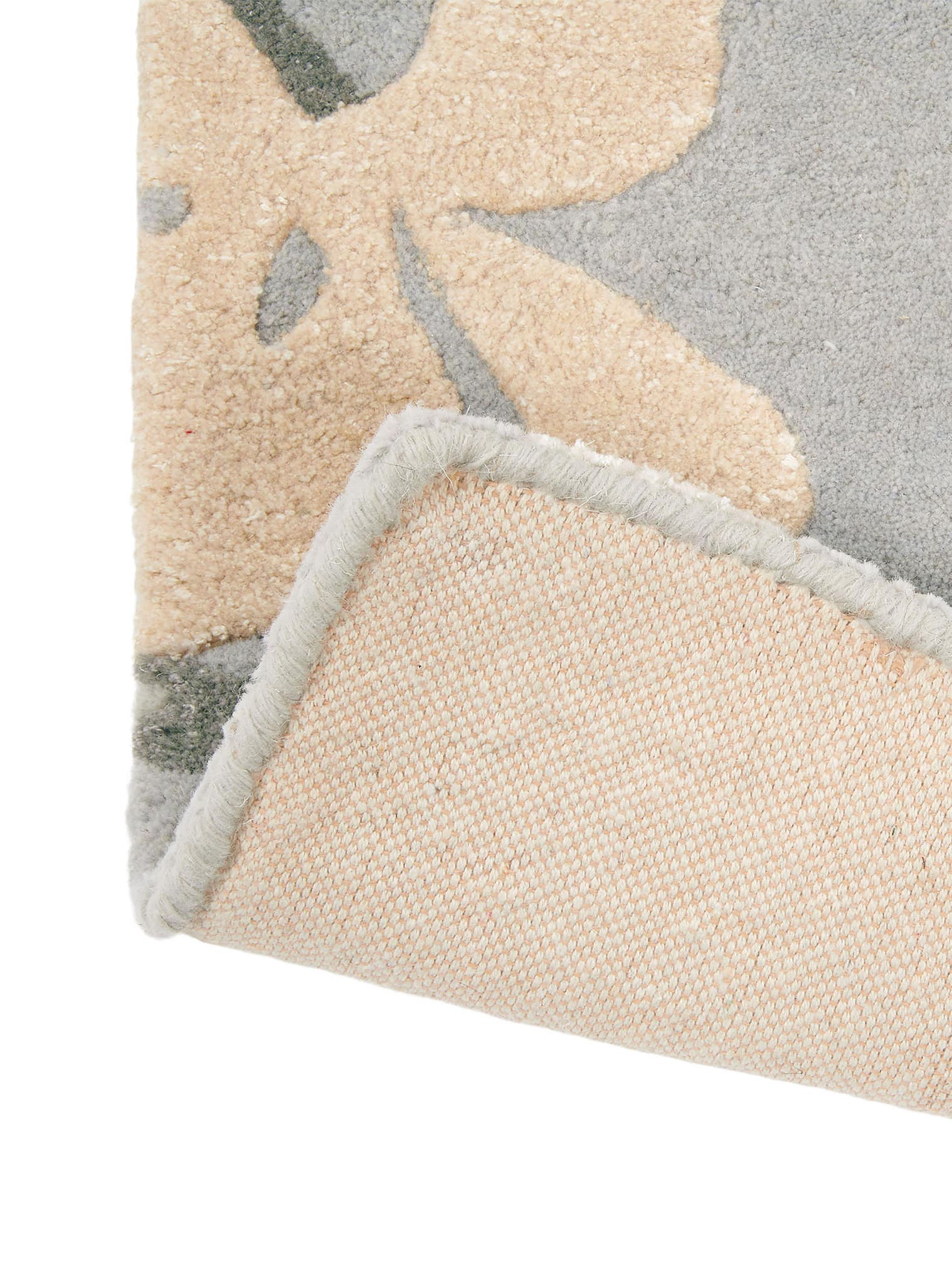 Matta av 88% Wool, 12% Viscose i Blå med 11 - 20 mm hög lugg från Sanderson