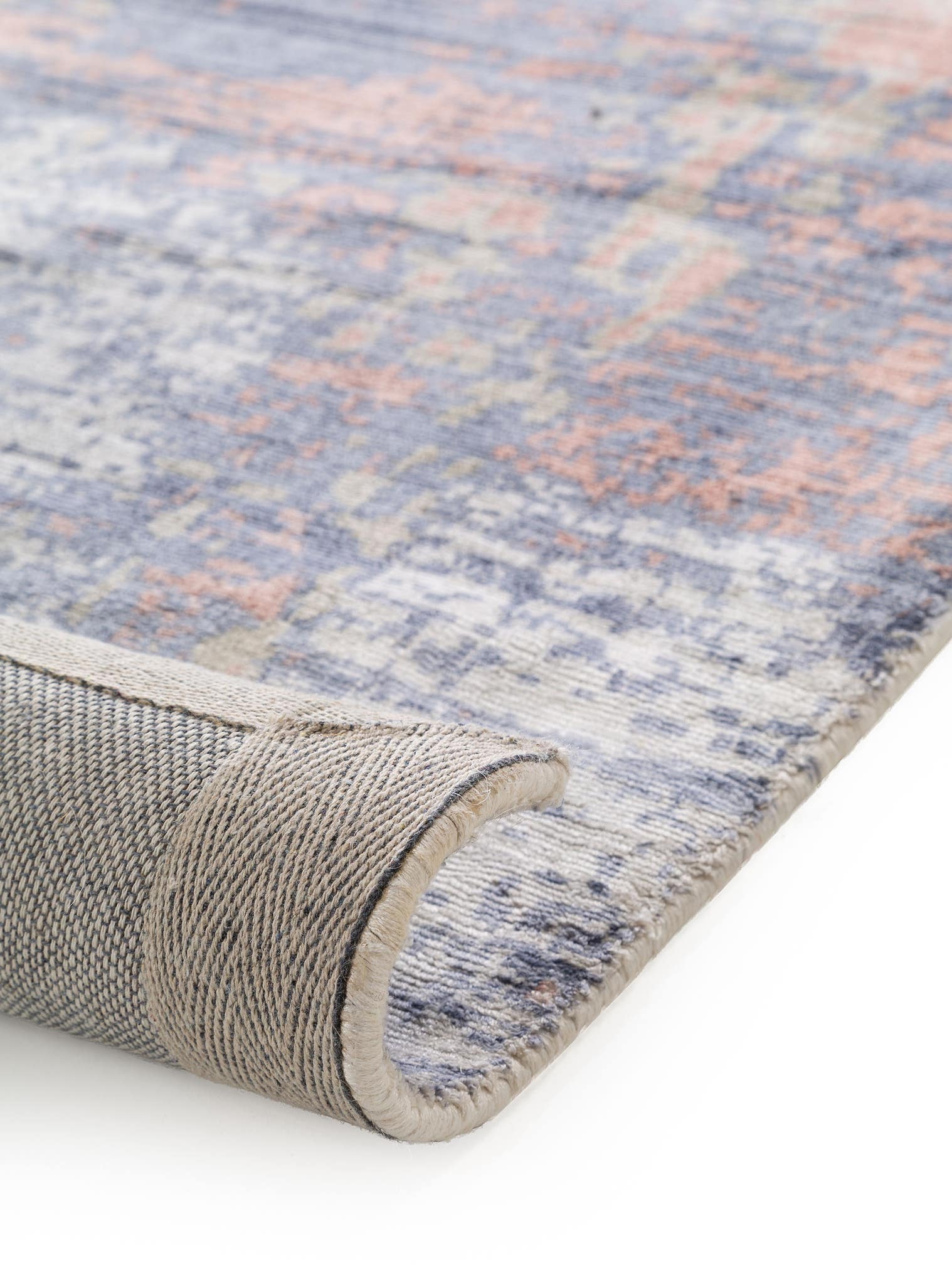 Rug made of 100% Viscose in Beige with a 6 - 10 mm high pile by benuta