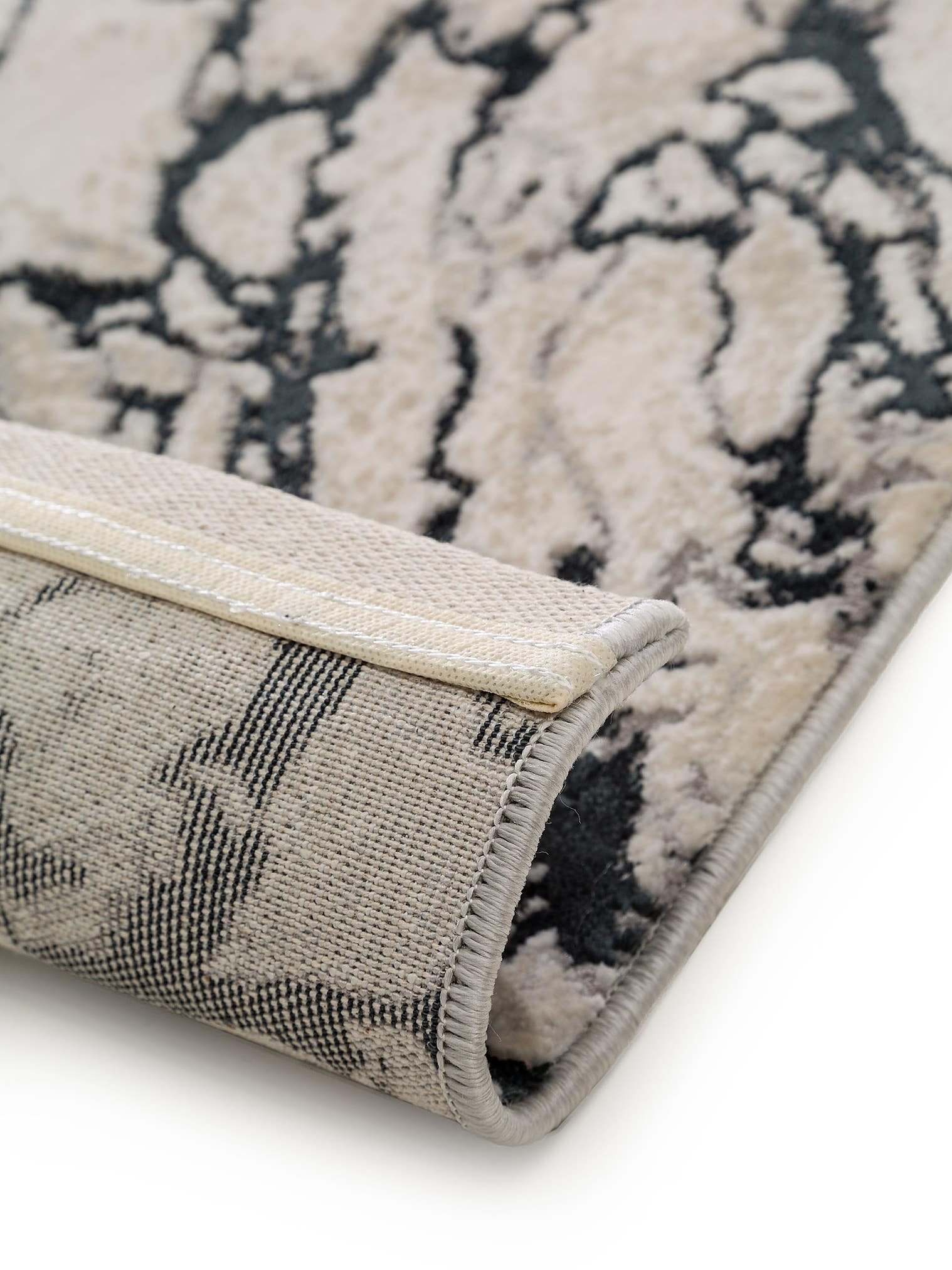 Teppich aus 60% Polypropylen, 40% Polyester in Beige mit 6 bis 10 mm hohem Flor von benuta Nest