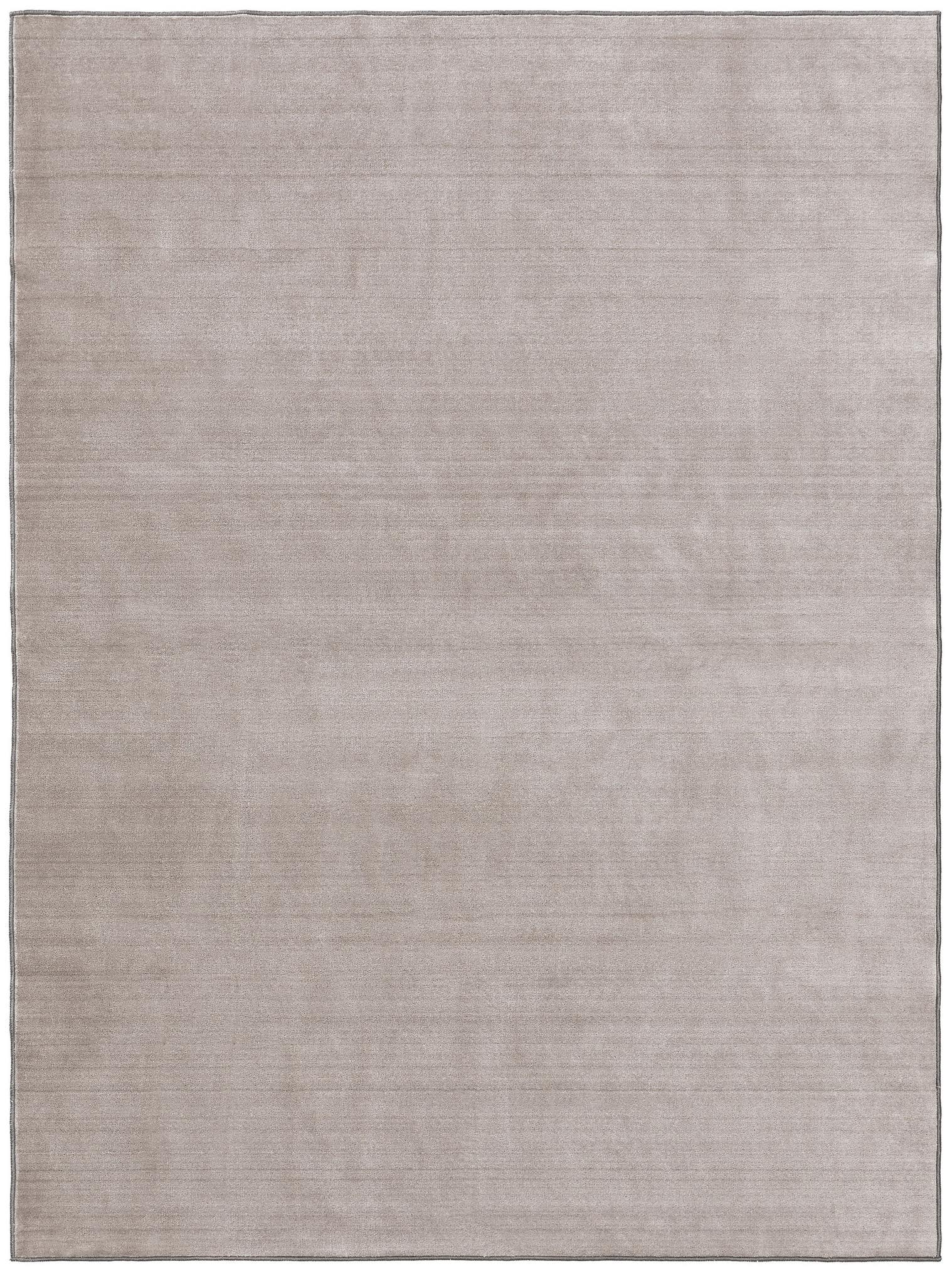 Teppich aus 100% Polyester in Grau mit bis 5 mm hohem Flor von benuta