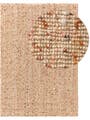 Jute Rug Sam natural/red