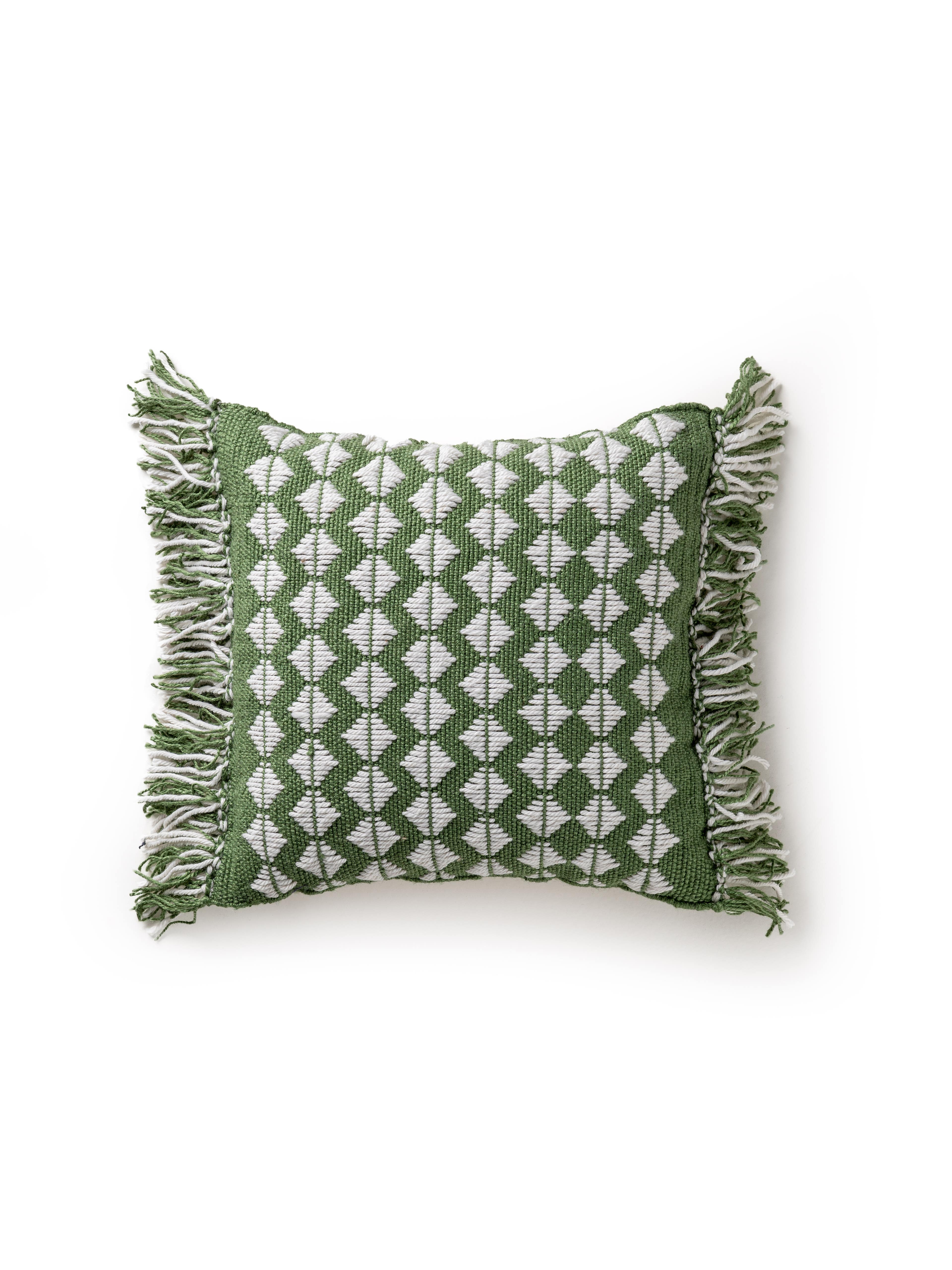Almohada de interior y exterior Morty Verde de 