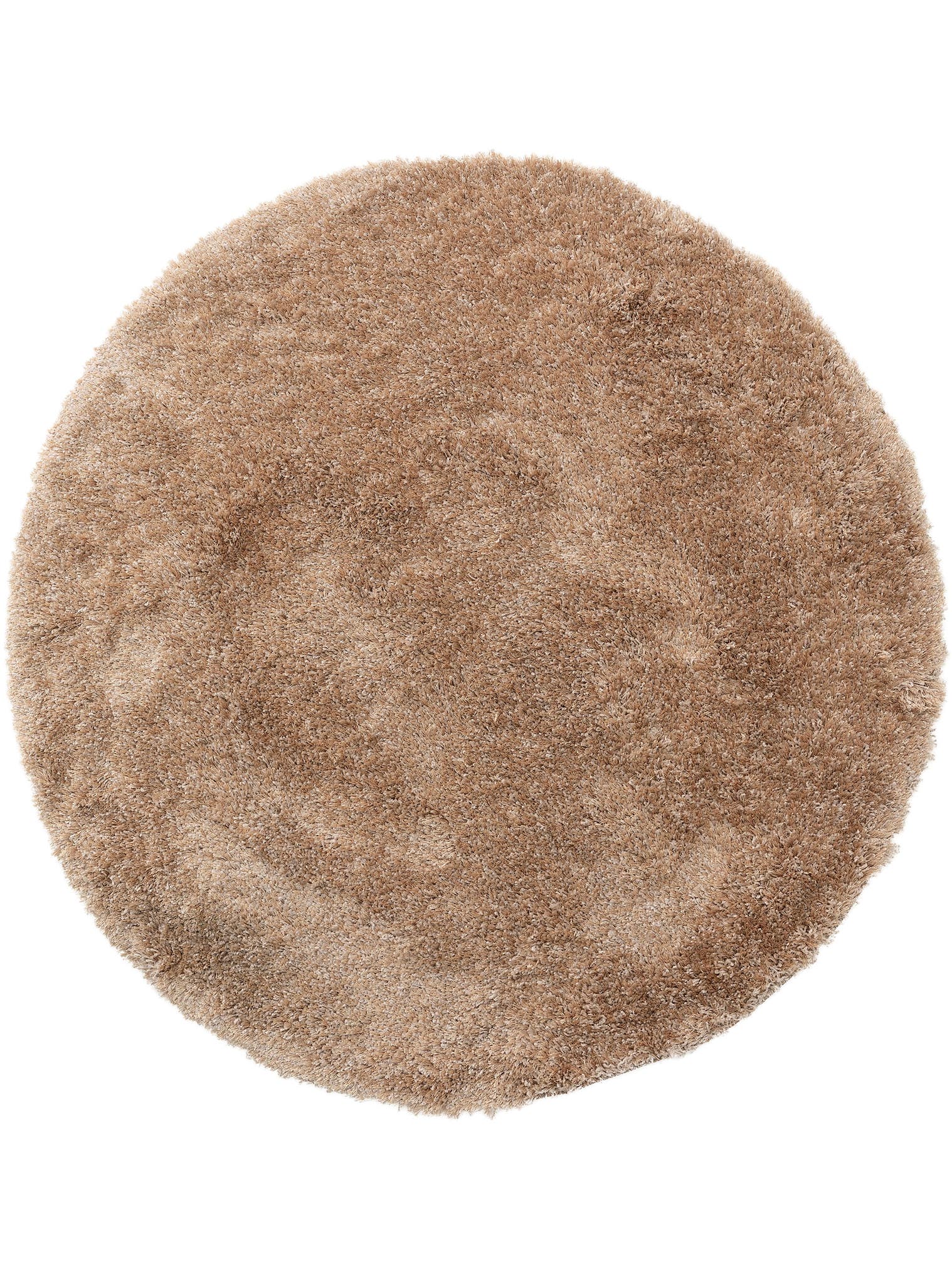 Matta av 50% polyester, 50% polypropen i Beige med 41 - 50 mm hög lugg från benuta