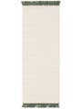 Wollteppich Läufer Gitta Ivory/Grün
