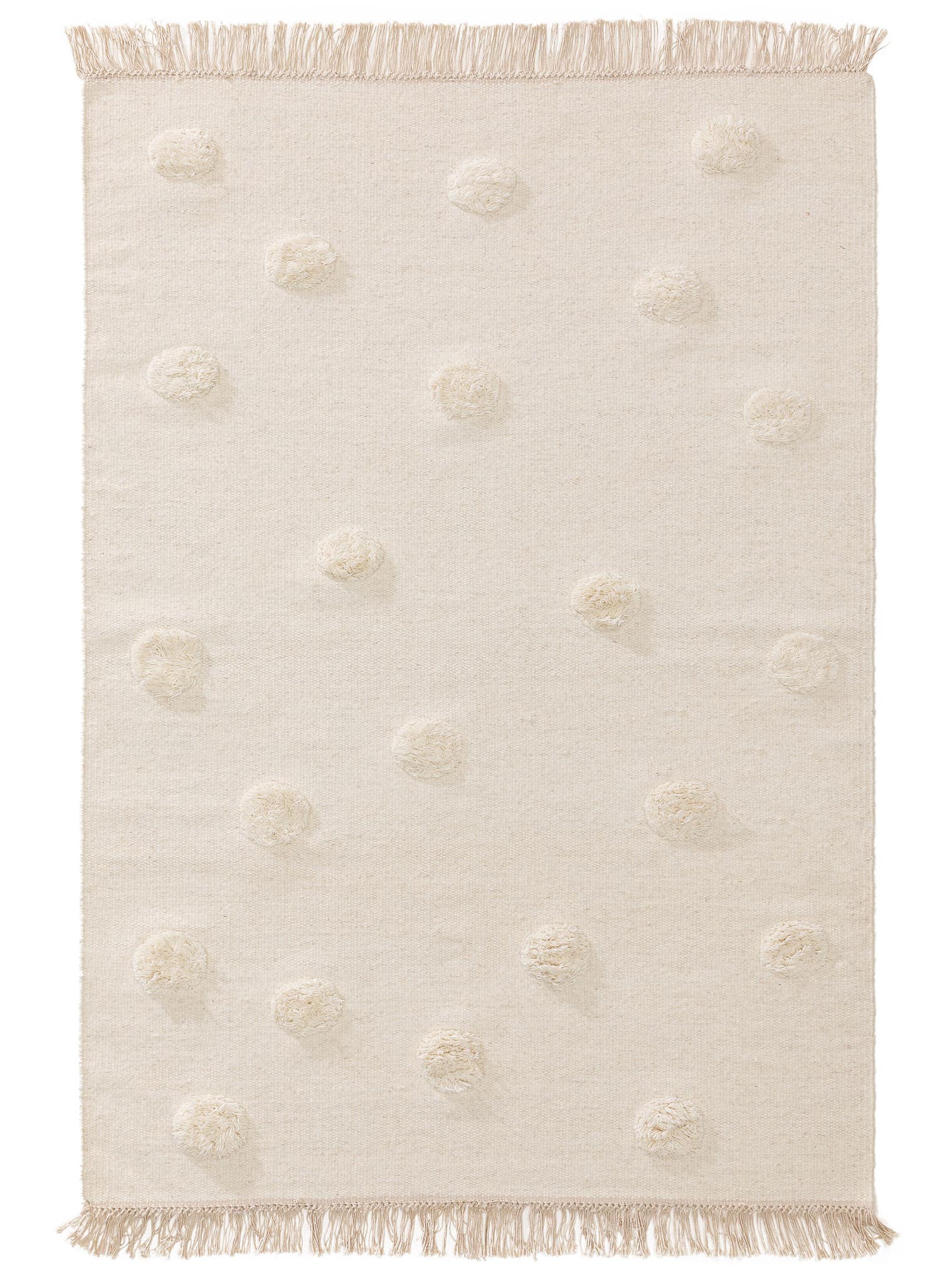 Rug made of 80% wool, 20% cotton in Grey with a 11 - 20 mm high pile by Lytte