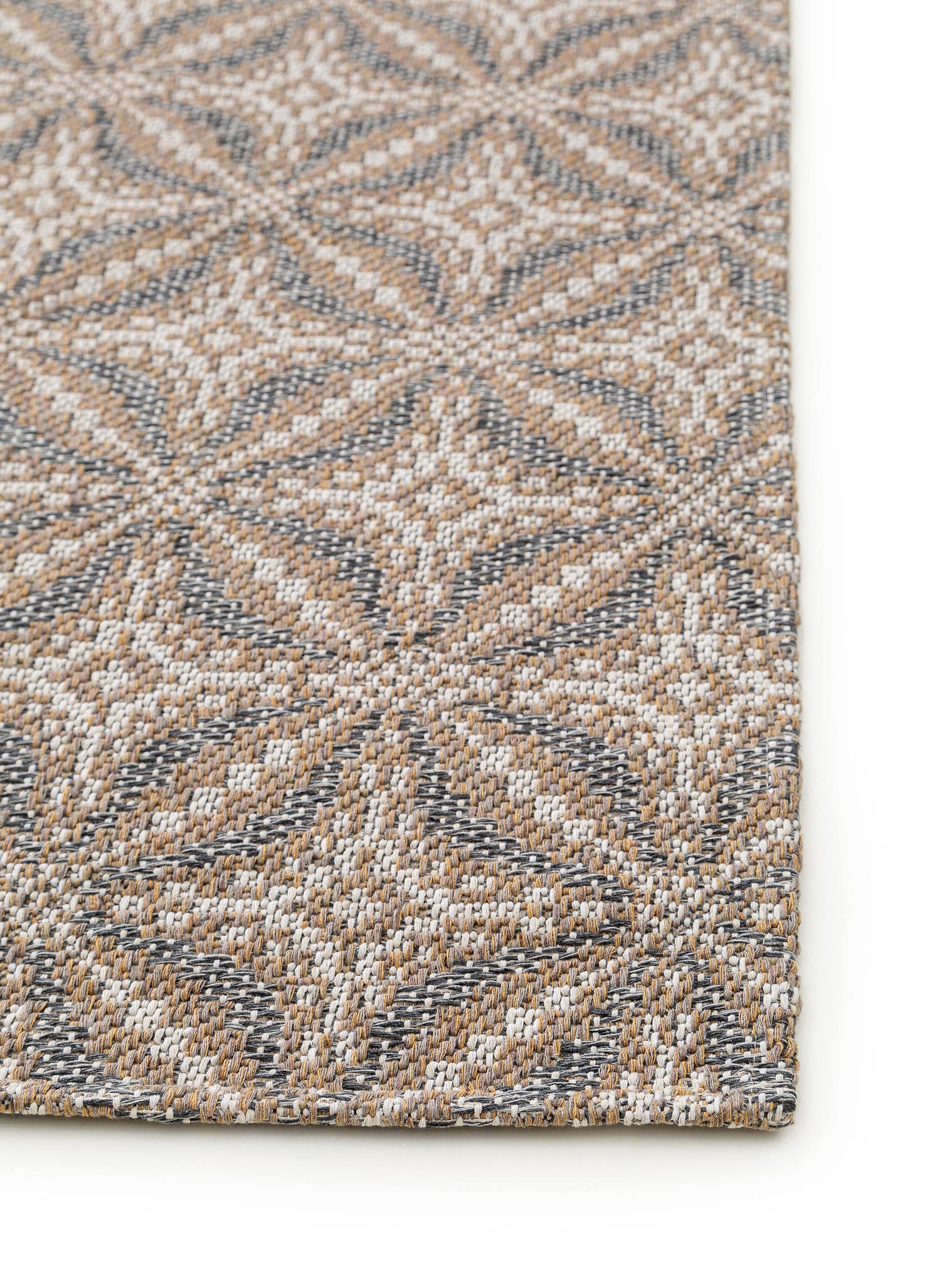 Teppich aus 100% Baumwolle in Beige mit bis 5 mm hohem Flor von benuta Nest