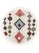 Round Rug Bosse Multicolour