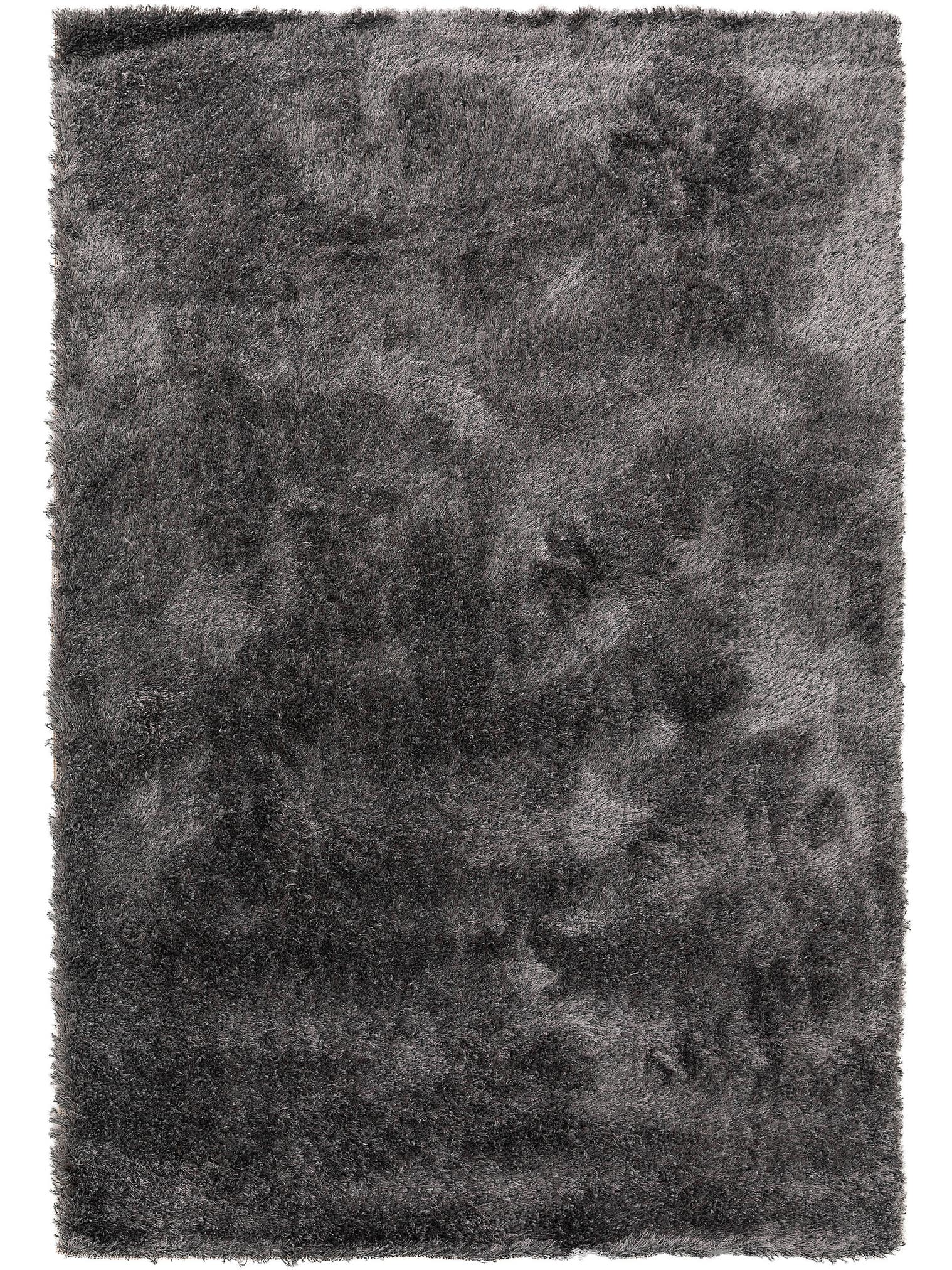 Teppich aus 50% Polyester, 50% Polypropylen in Grau mit 41 bis 50 mm hohem Flor von benuta