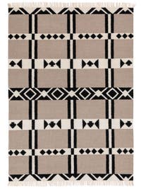 Wollteppich Billie Grau