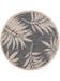 In- & Outdoor-Teppich rund River Blau