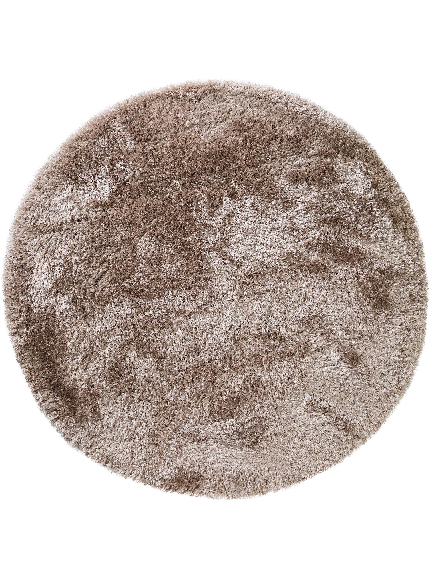 Teppich aus 50% Polyester, 50% Polypropylen in Beige mit 51 bis 60 mm hohem Flor von benuta Pop