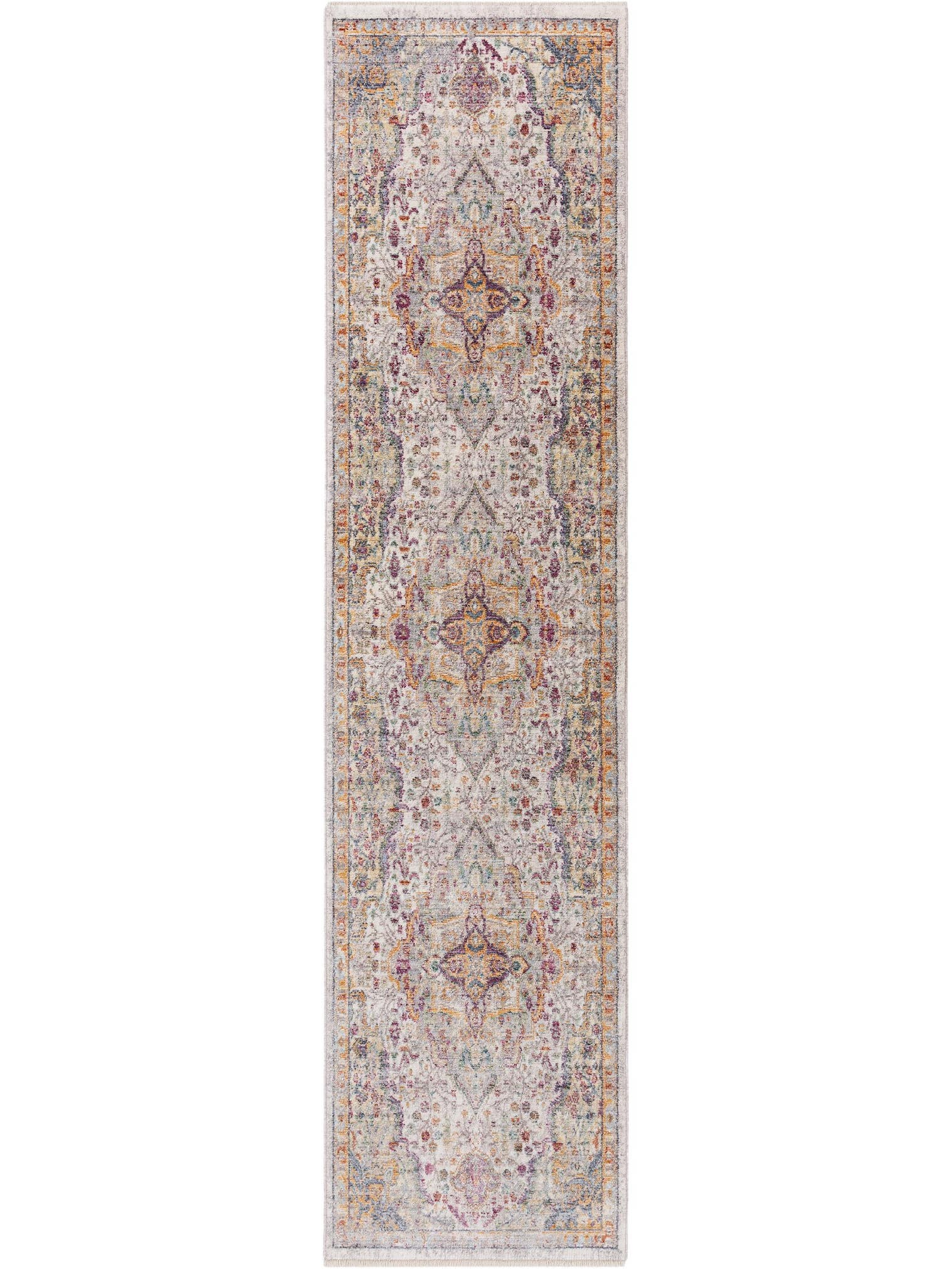 Rug made of 100% Viscose in Multicoloured with a 1- 5 mm high pile by benuta Pop