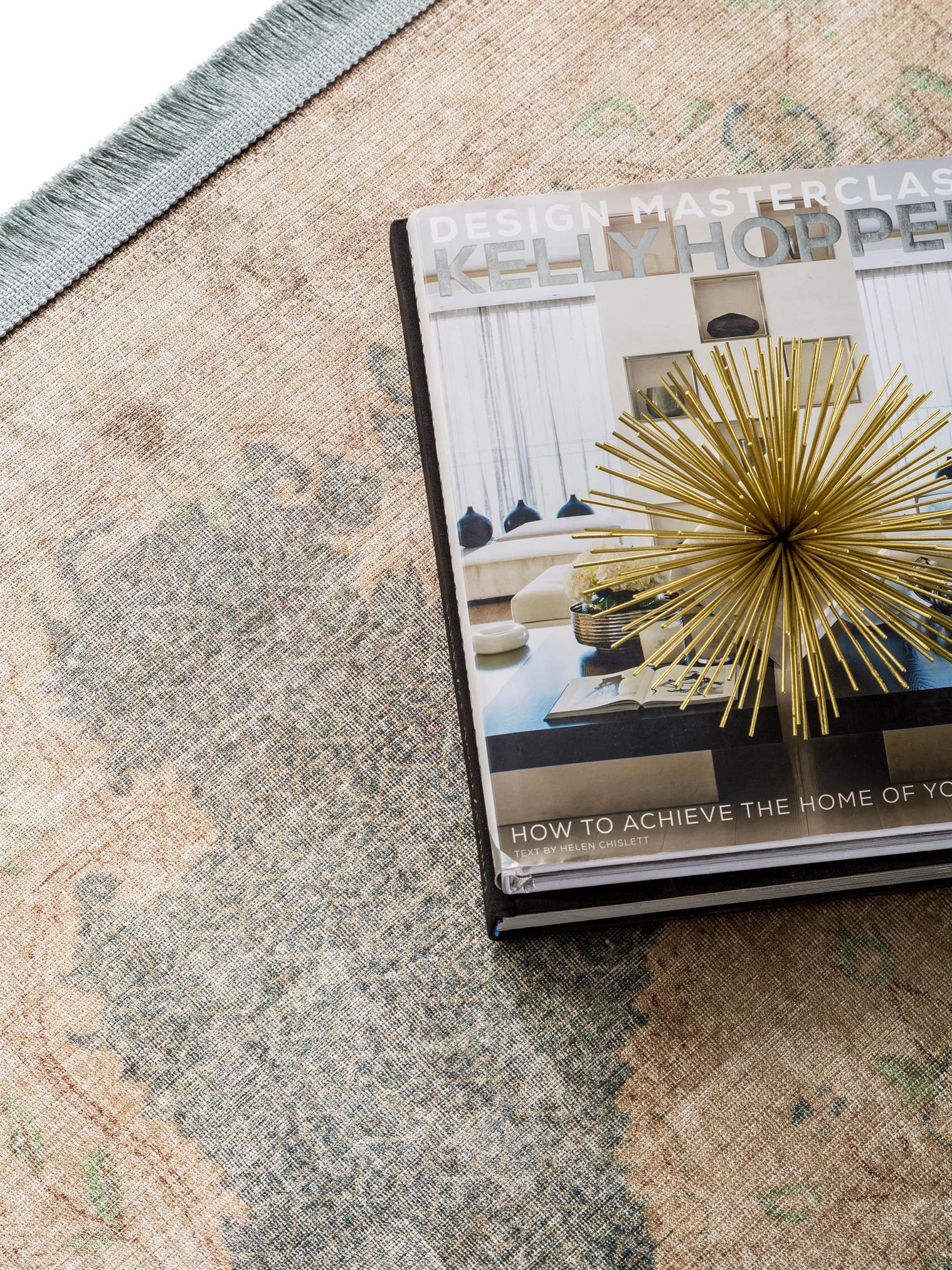 Rug made of 100% Polyester in Beige with a 1- 5 mm high pile by benuta