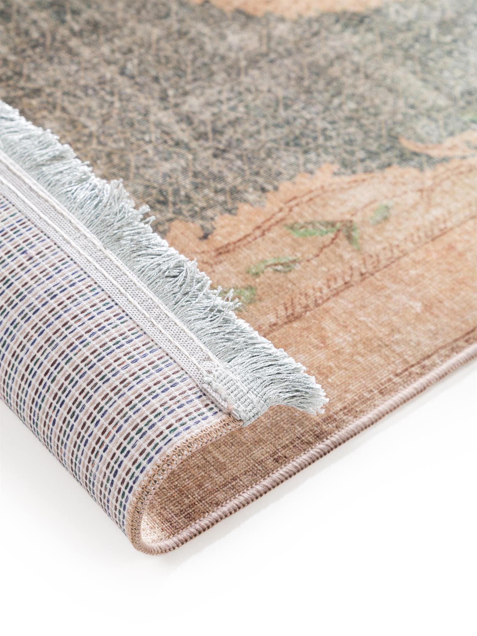 Rug made of 100% Polyester in Beige with a 1- 5 mm high pile by benuta