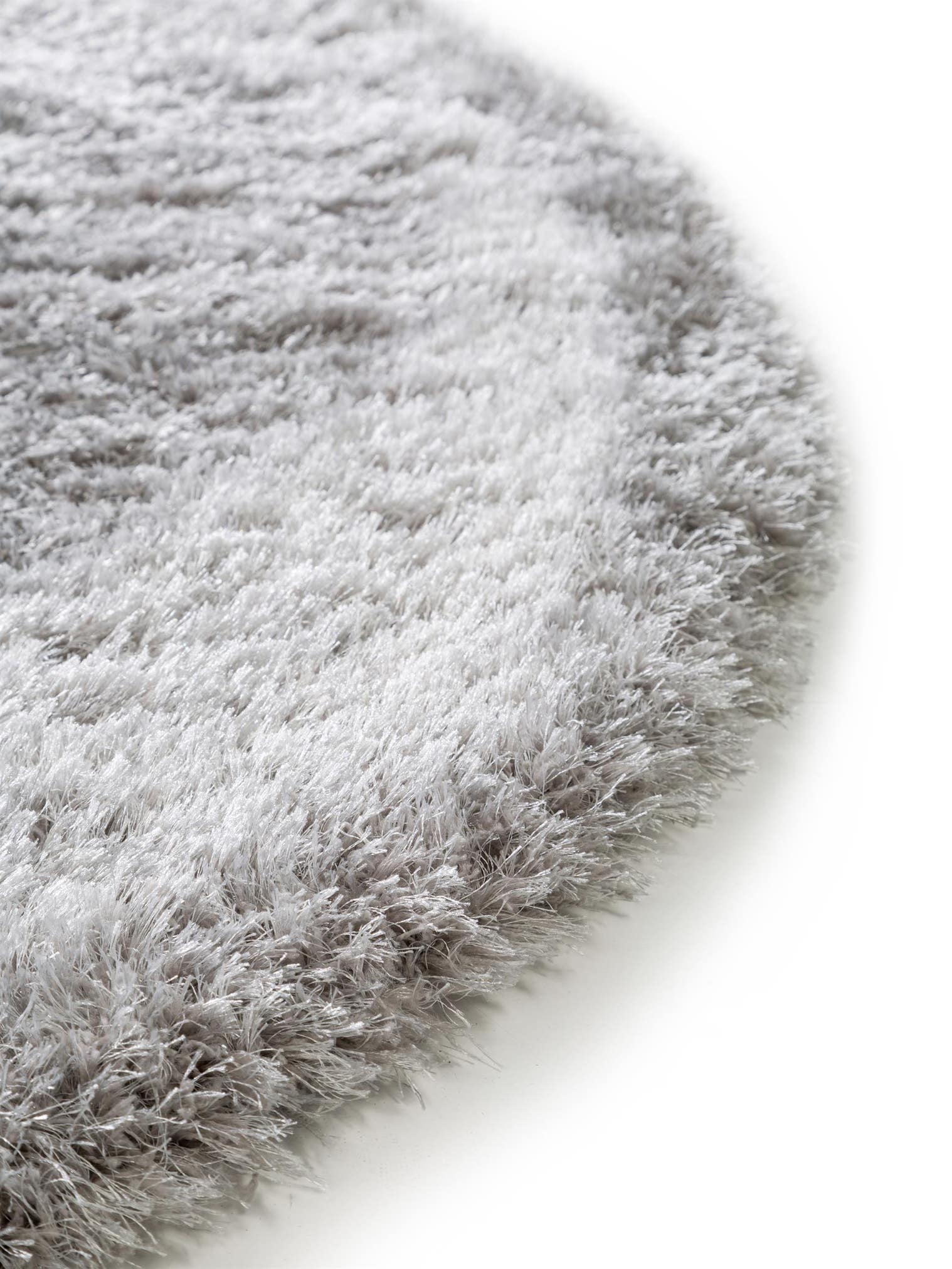 Teppich aus 50% Polyester, 50% Polypropylen in Grau mit 51 bis 60 mm hohem Flor von benuta Pop