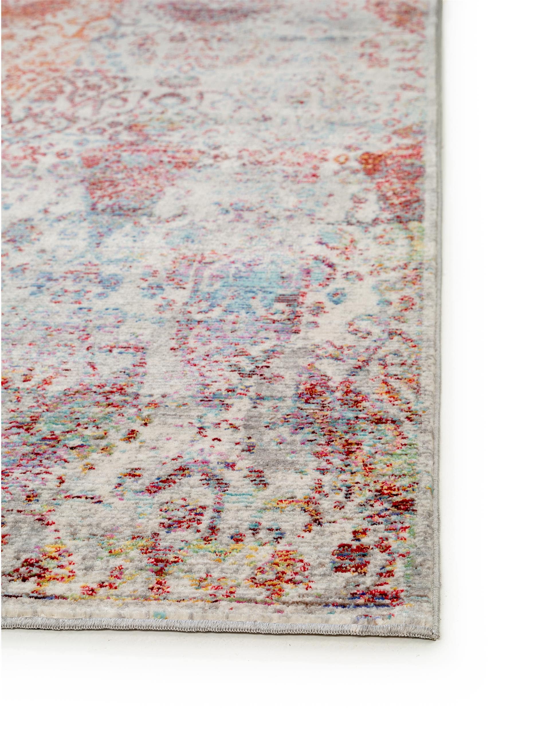 Rug made of 100% Polyester in Multicoloured with a 1- 5 mm high pile by benuta