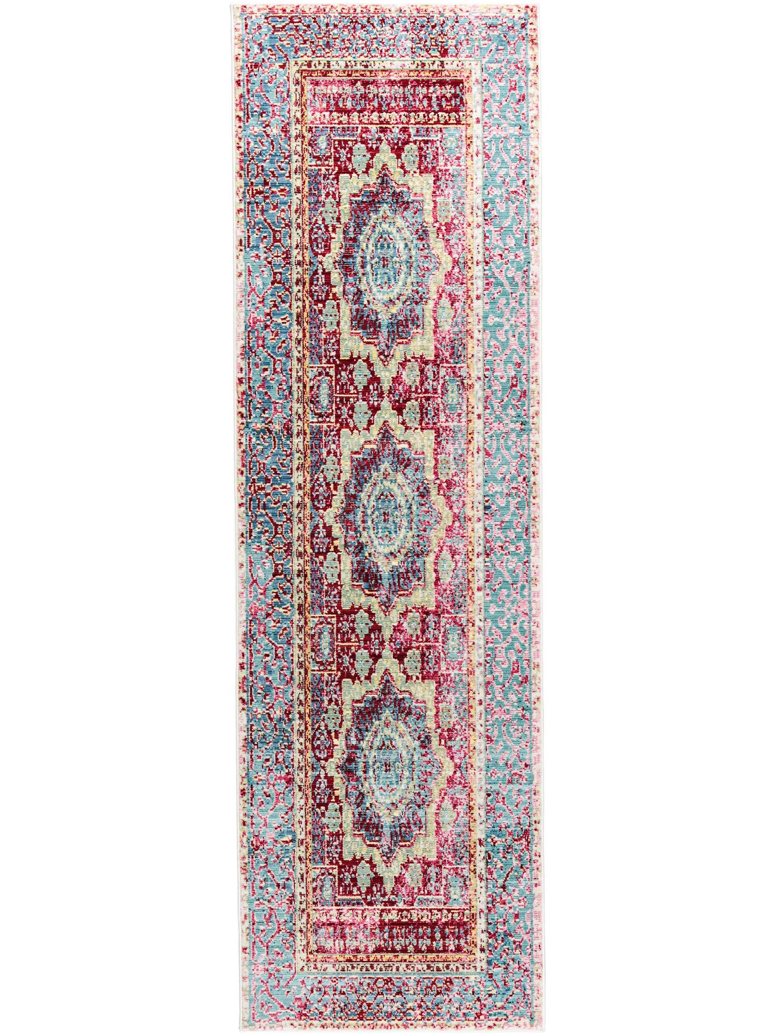 Teppich aus 100% Polyester in Multicolor mit bis 5 mm hohem Flor von benuta