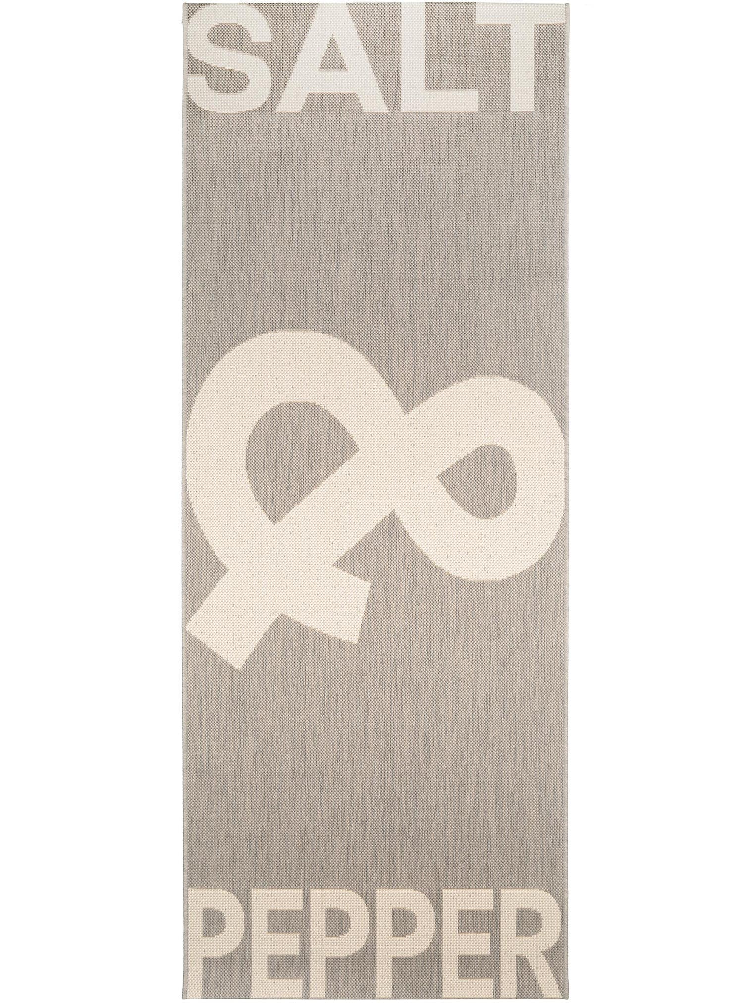 Teppich aus 100% Polypropylen in Grau mit 6 bis 10 mm hohem Flor von benuta Nest