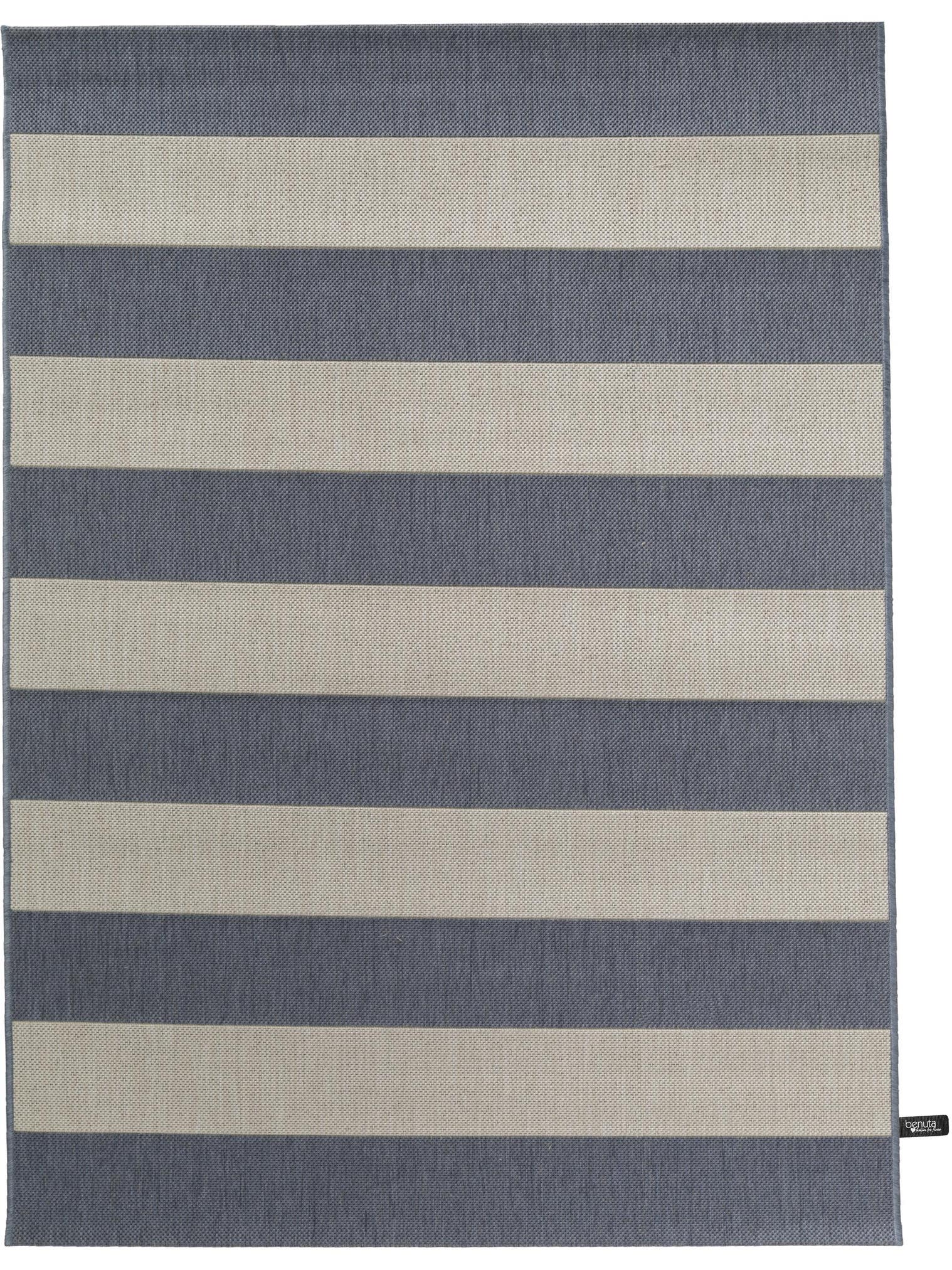 Teppich aus 100% Polypropylen in Blau mit 6 bis 10 mm hohem Flor von benuta Nest