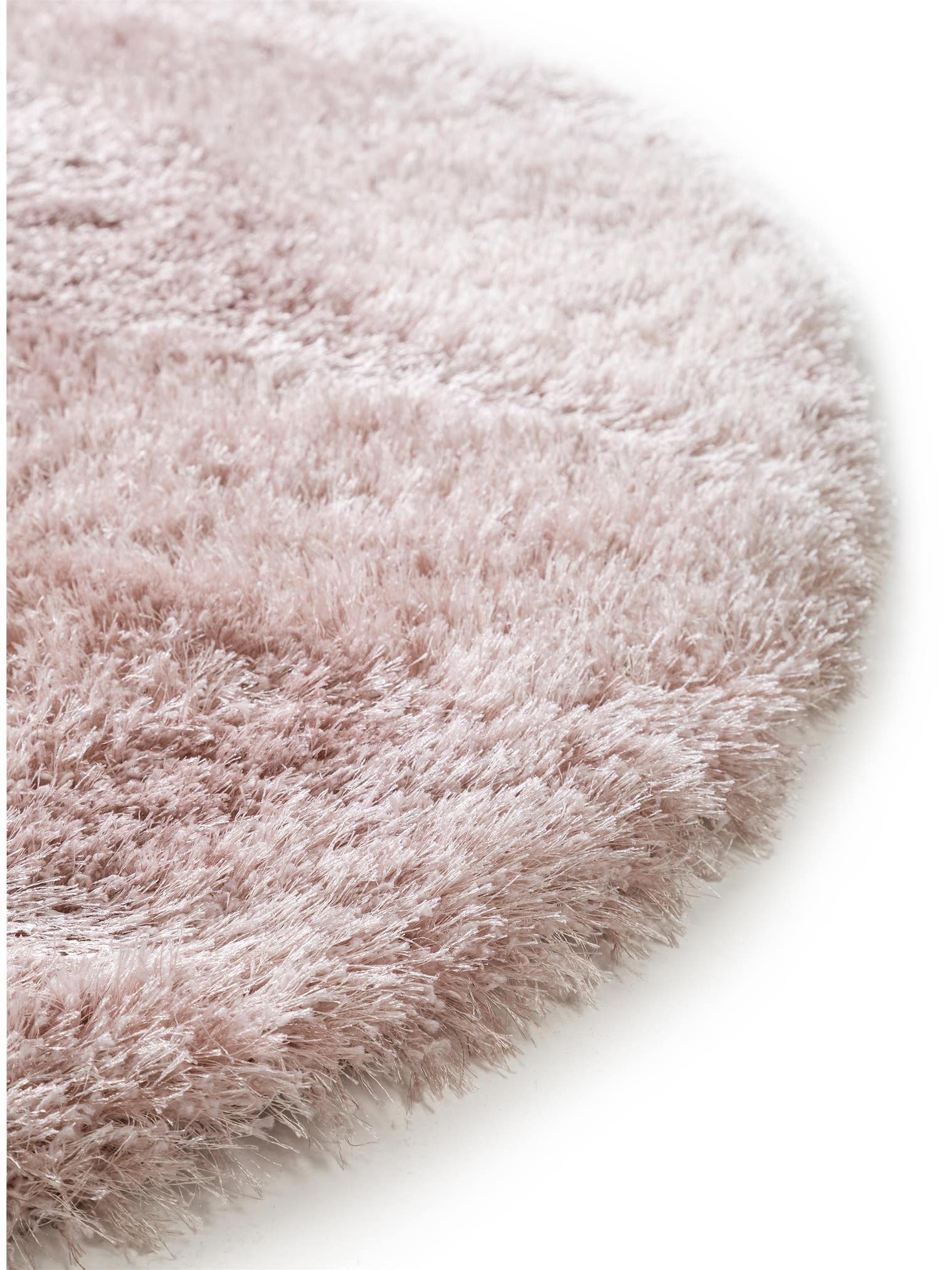 Tapijt van 50% Polyester, 50% Polypropyleen in Roze met een 51 - 60 mm hoge pool van benuta Pop