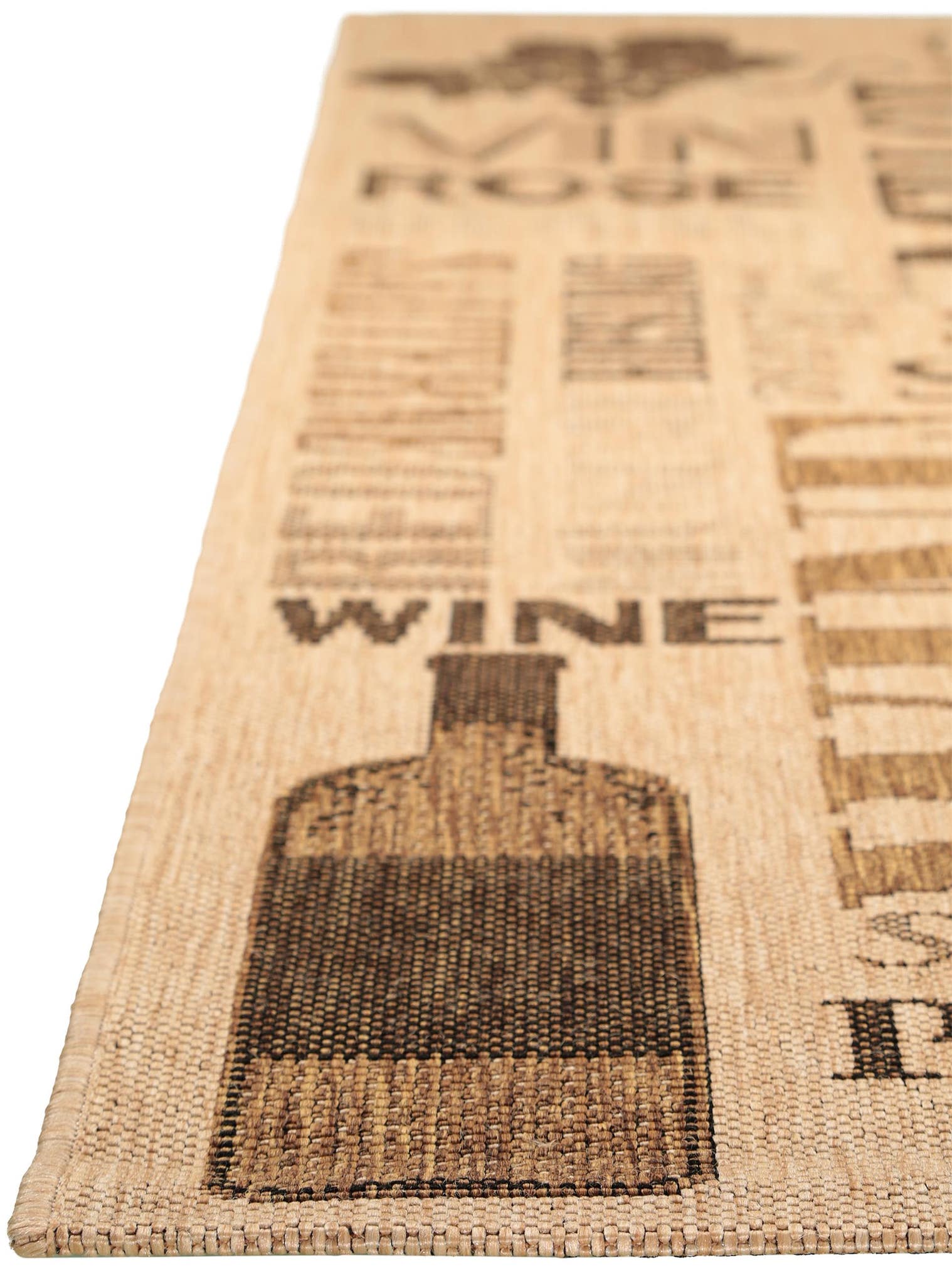Alfombra de 100% Polipropileno en Beige con un pelo de {{Placeholder_Pile Height}} de altura de benuta Nest