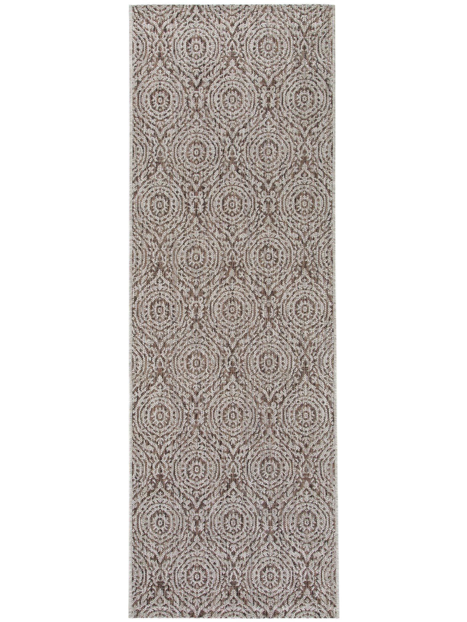 Matta av 100% Polypropylen i Beige med 1- 5 mm hög lugg från benuta