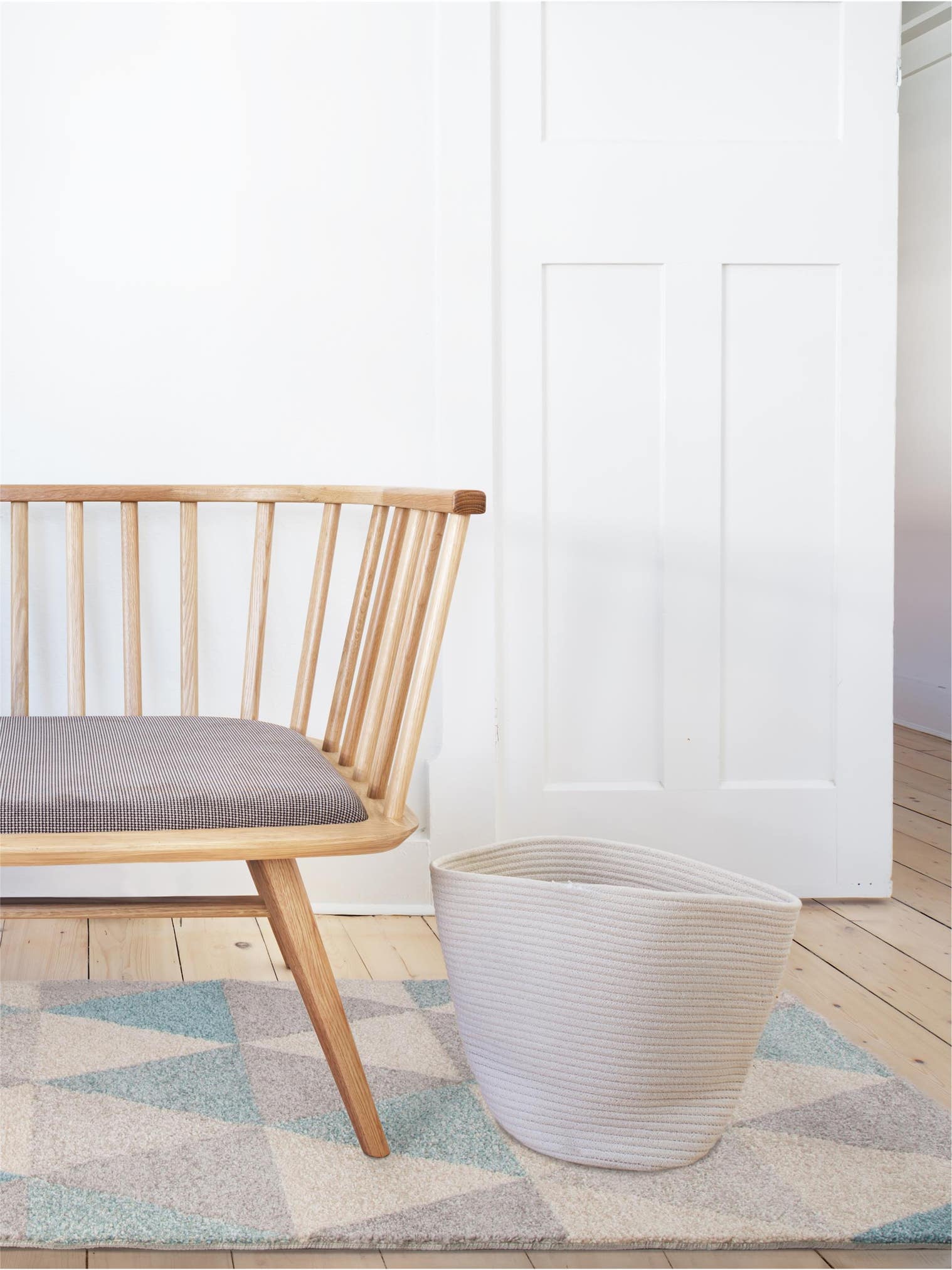 Rug made of 100% Polypropylene in Turquoise with a 6 - 10 mm high pile by benuta