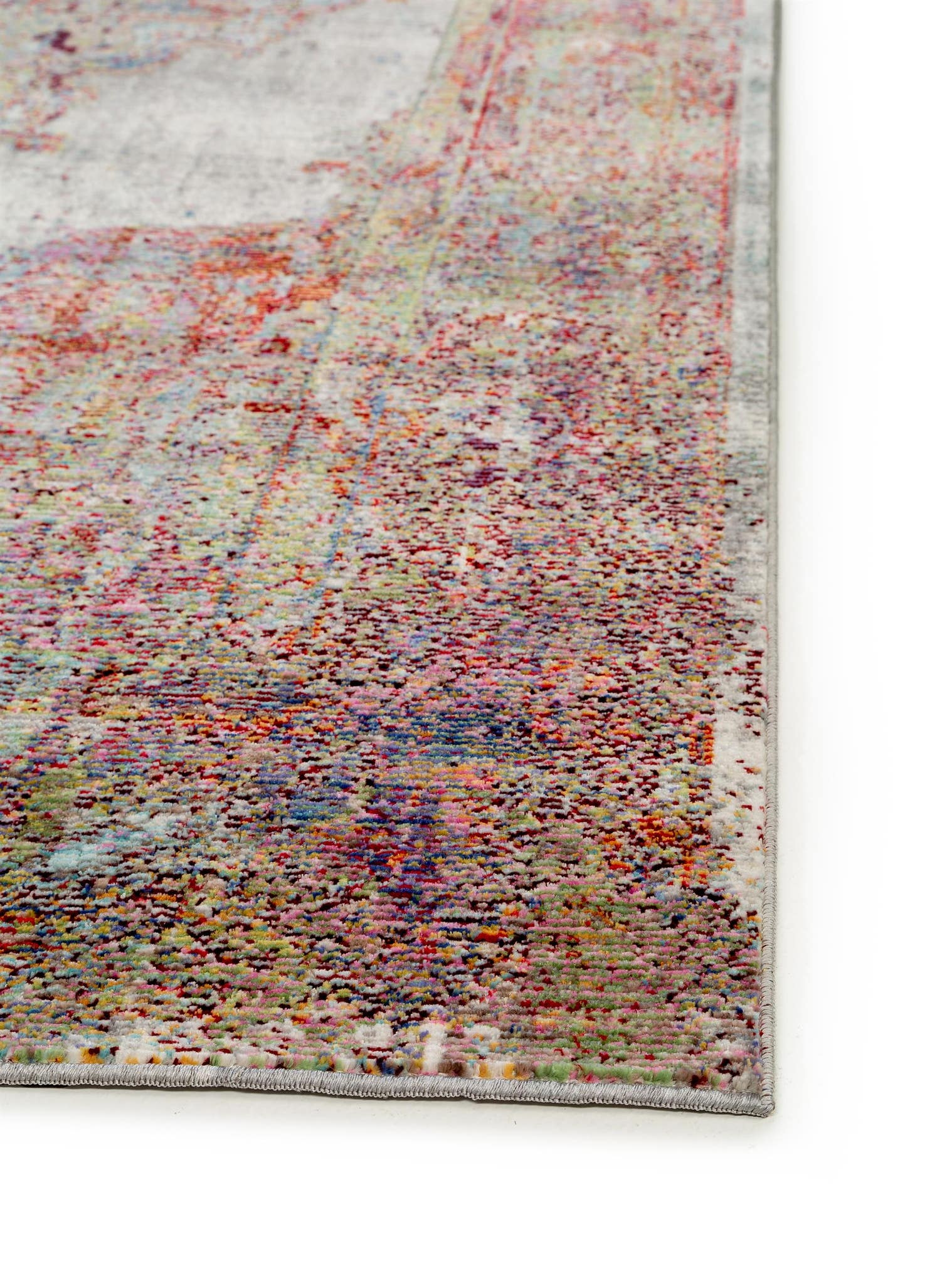 Teppich aus 100% Polyester in Multicolor mit bis 5 mm hohem Flor von benuta