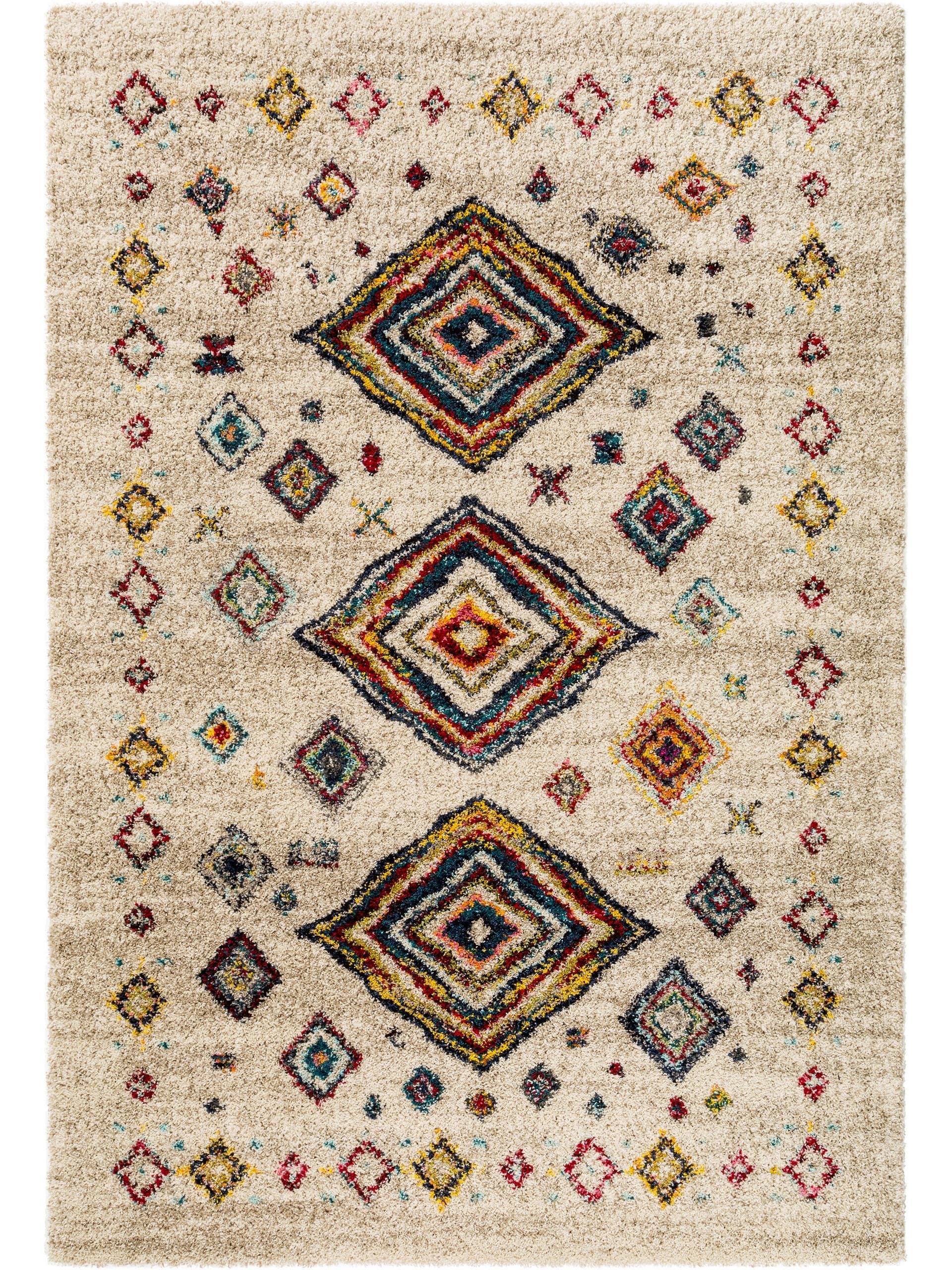 Rug made of 100% Polypropylene in Multicoloured with a 21 - 30 mm high pile by benuta Pop