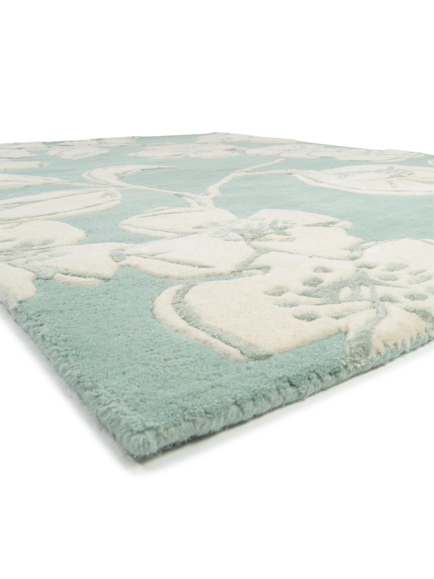 Alfombra de 100% Lana en Azul con un pelo de {{Placeholder_Pile Height}} de altura de benuta