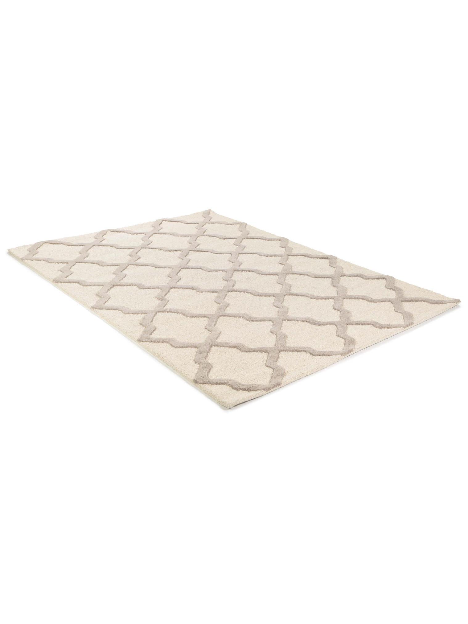 Teppich aus 100% Wolle in Grau mit 11 bis 20 mm hohem Flor von benuta Pure