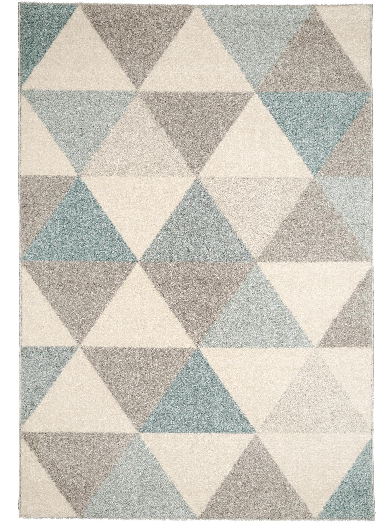 Rug made of 100% Polypropylene in Turquoise with a 6 - 10 mm high pile by benuta